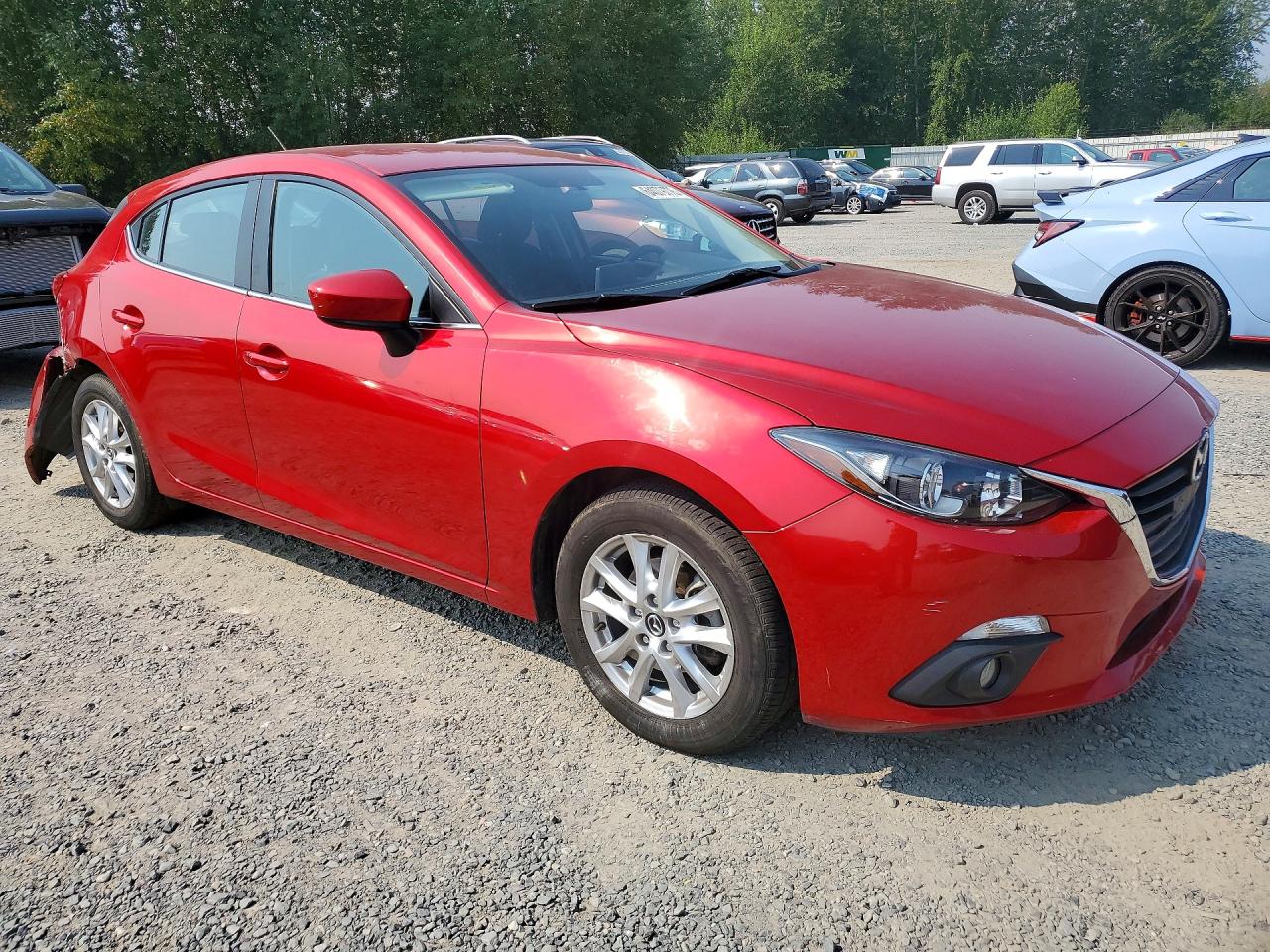 2015 Mazda 3 Touring Red vin: JM1BM1L74F1249691