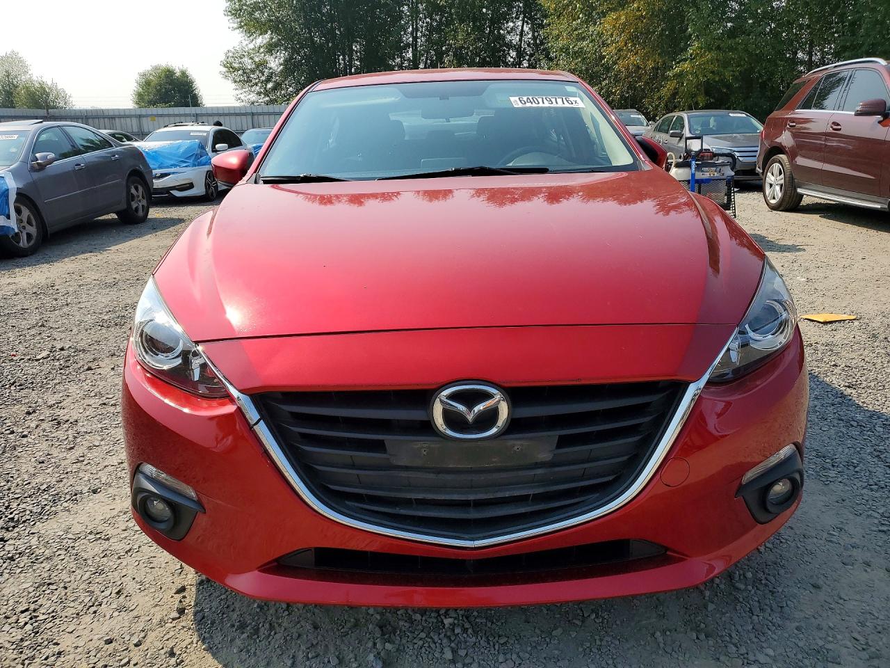 2015 Mazda 3 Touring Red vin: JM1BM1L74F1249691