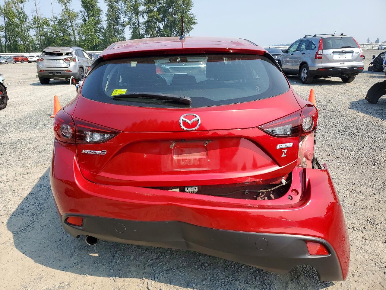 2015 Mazda 3 Touring Red vin: JM1BM1L74F1249691