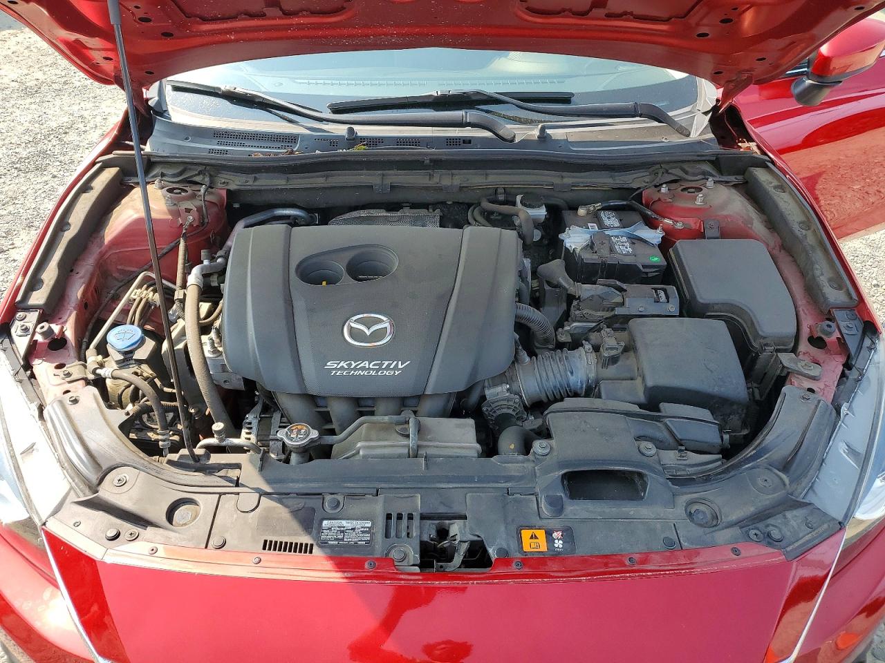 2015 Mazda 3 Touring Red vin: JM1BM1L74F1249691