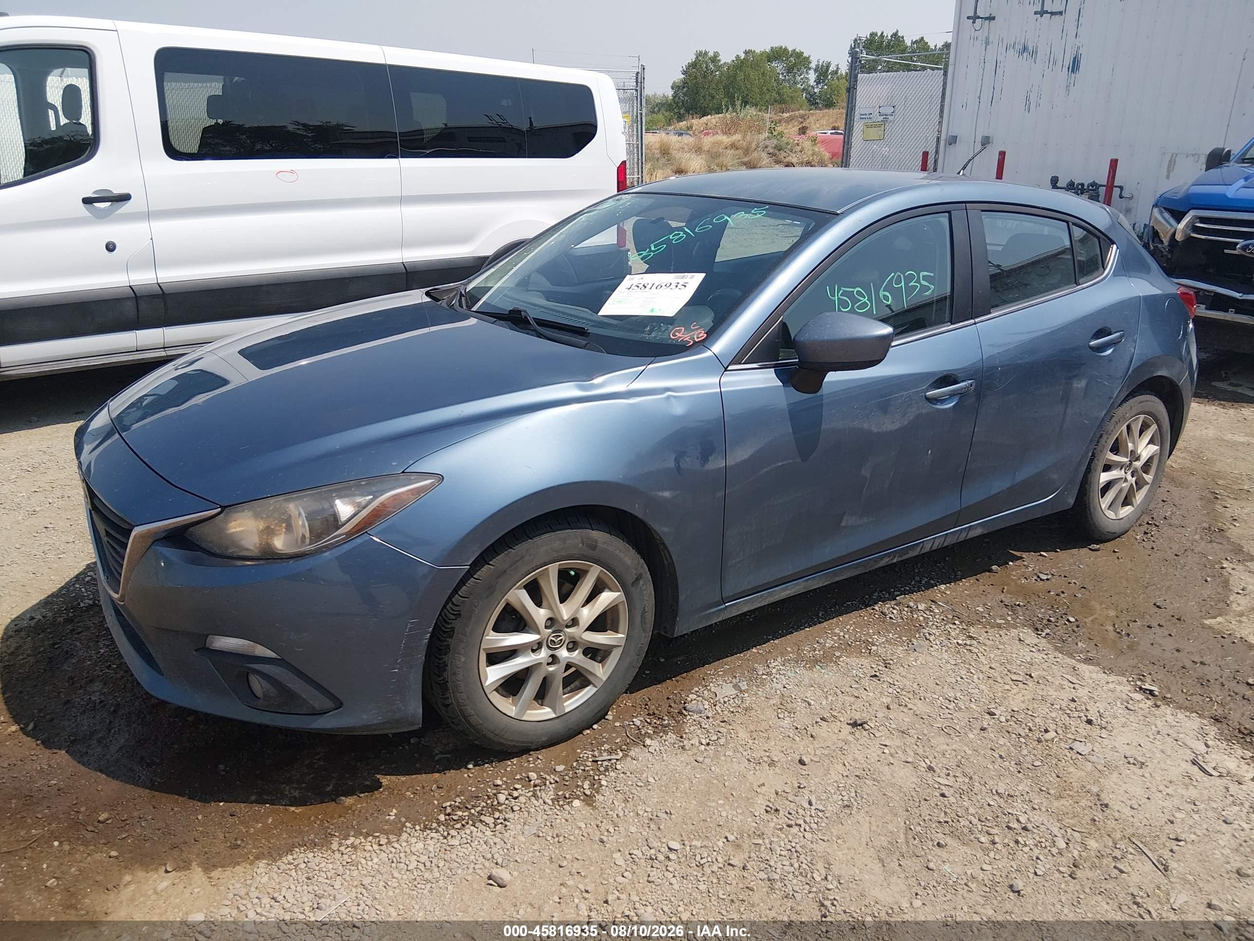 2015 Mazda Mazda3 I Touring Blue vin: JM1BM1L74F1270914