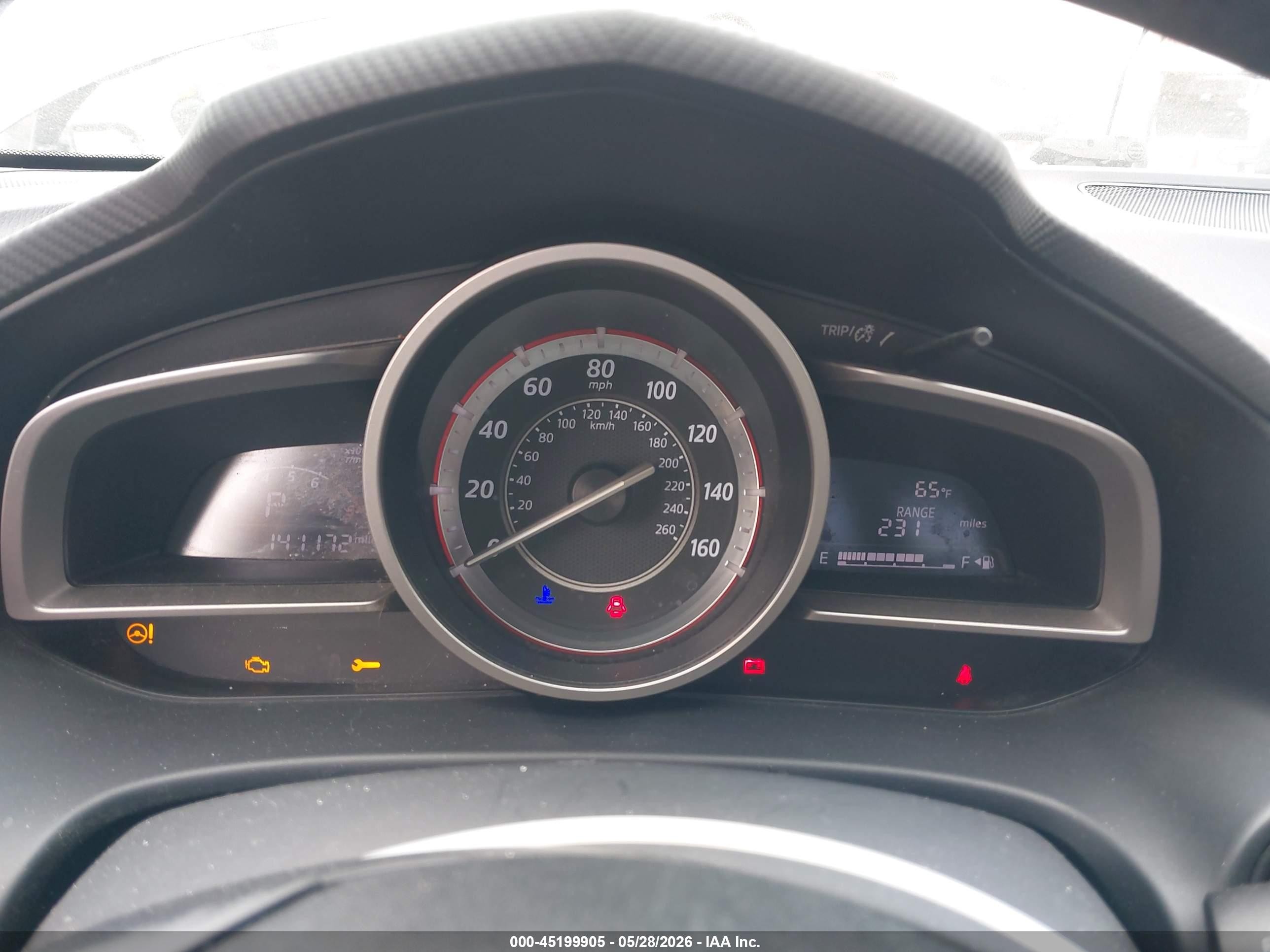 2014 Mazda Mazda3 I Touring Gray vin: JM1BM1L75E1180573