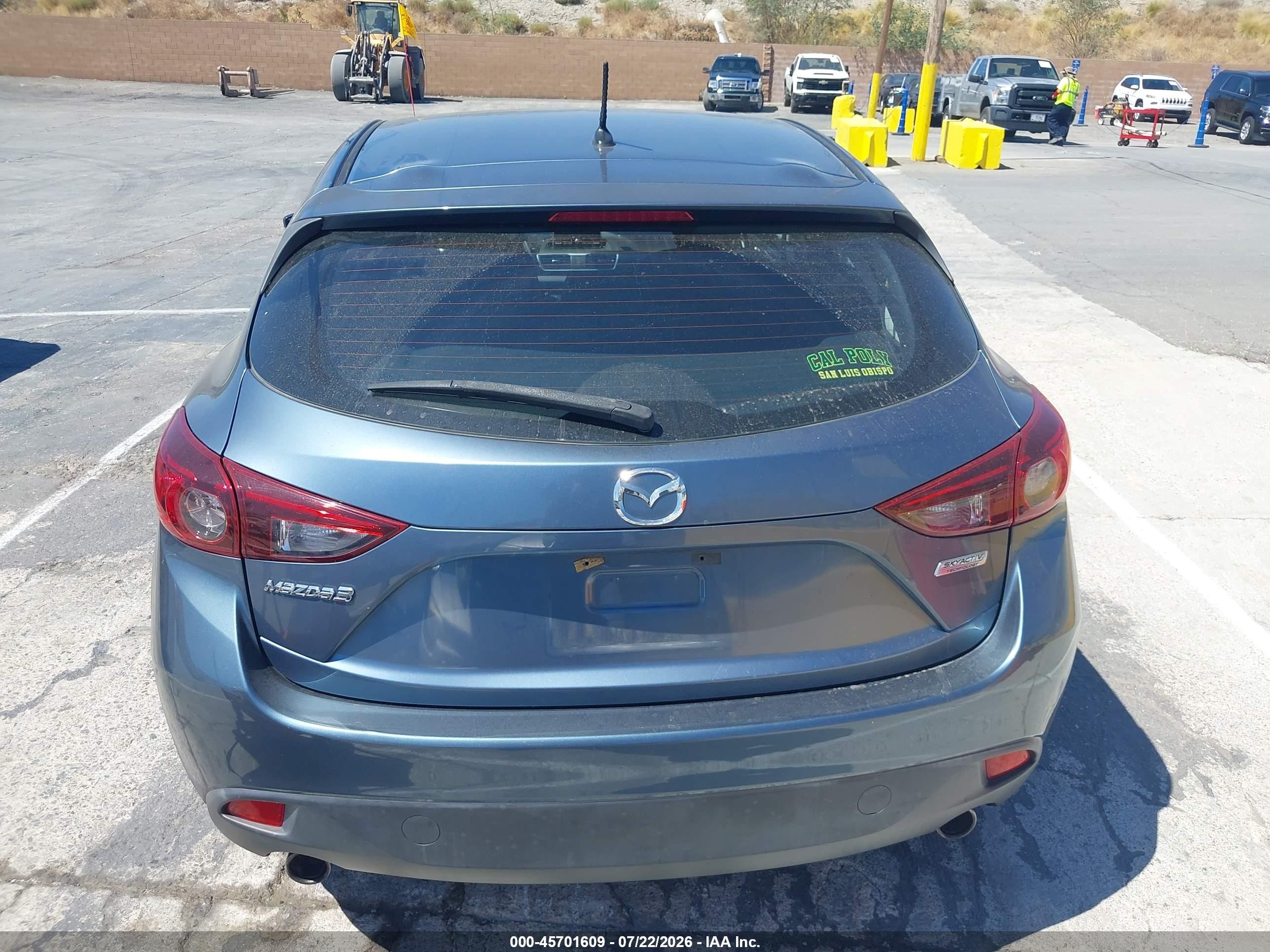 2014 Mazda Mazda3 I Touring Синий vin: JM1BM1L75E1204757
