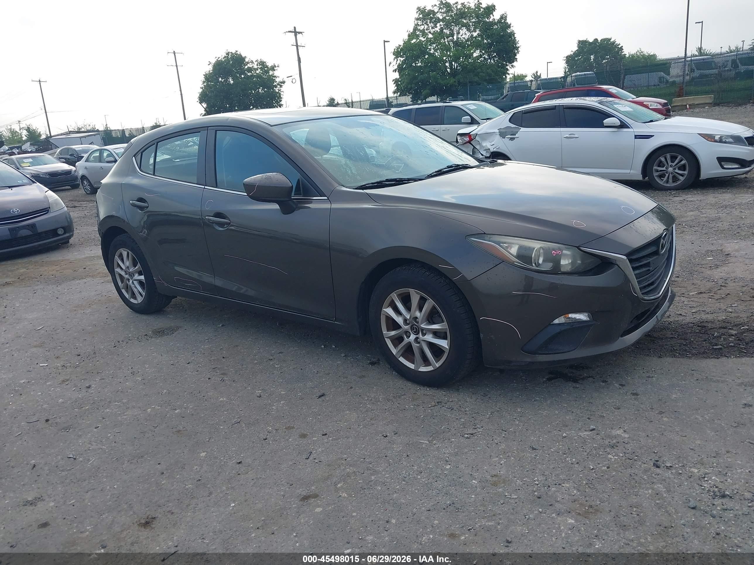 2014 Mazda Mazda3 I Touring Gray vin: JM1BM1L75E1213149