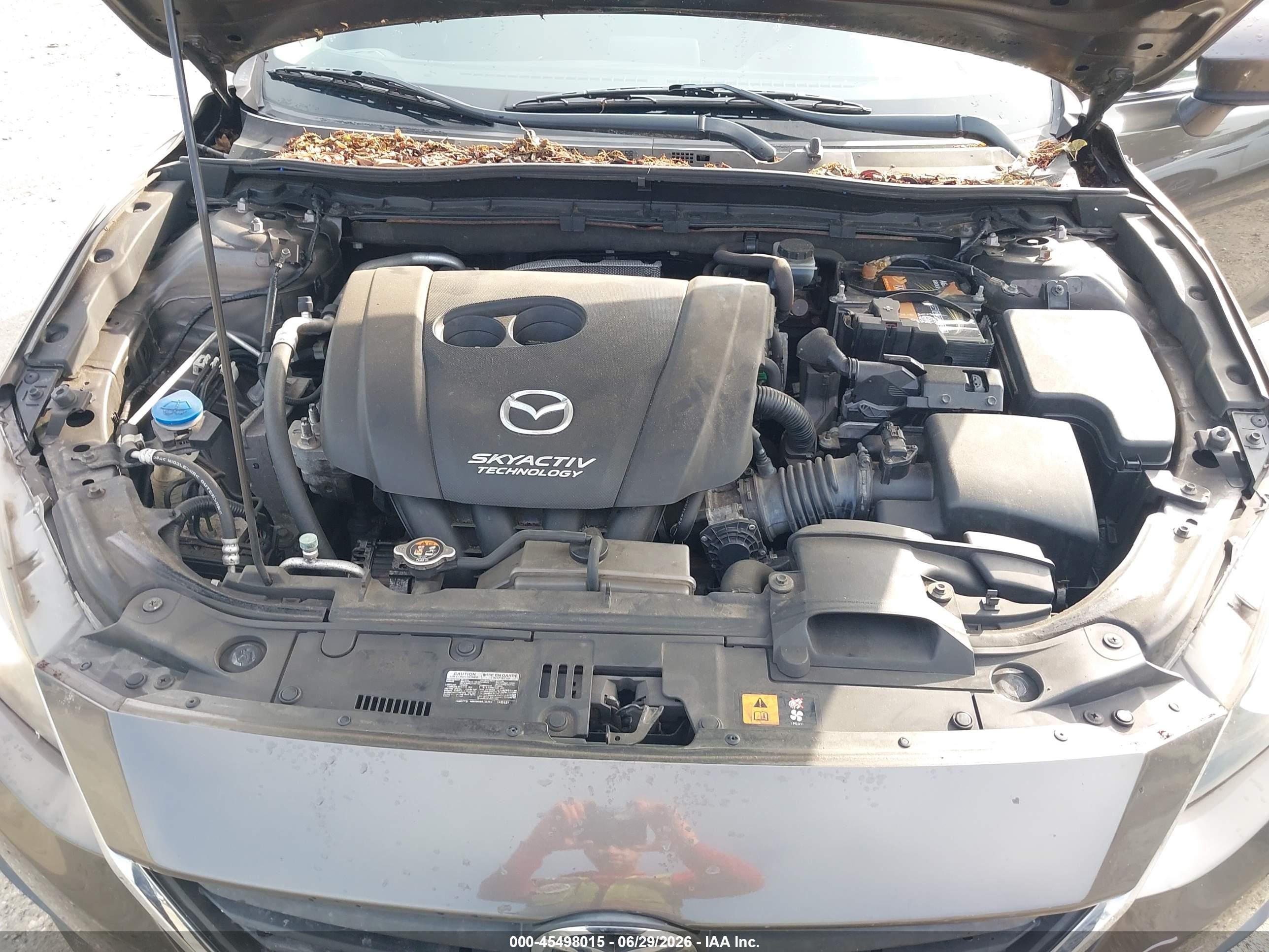 2014 Mazda Mazda3 I Touring Gray vin: JM1BM1L75E1213149