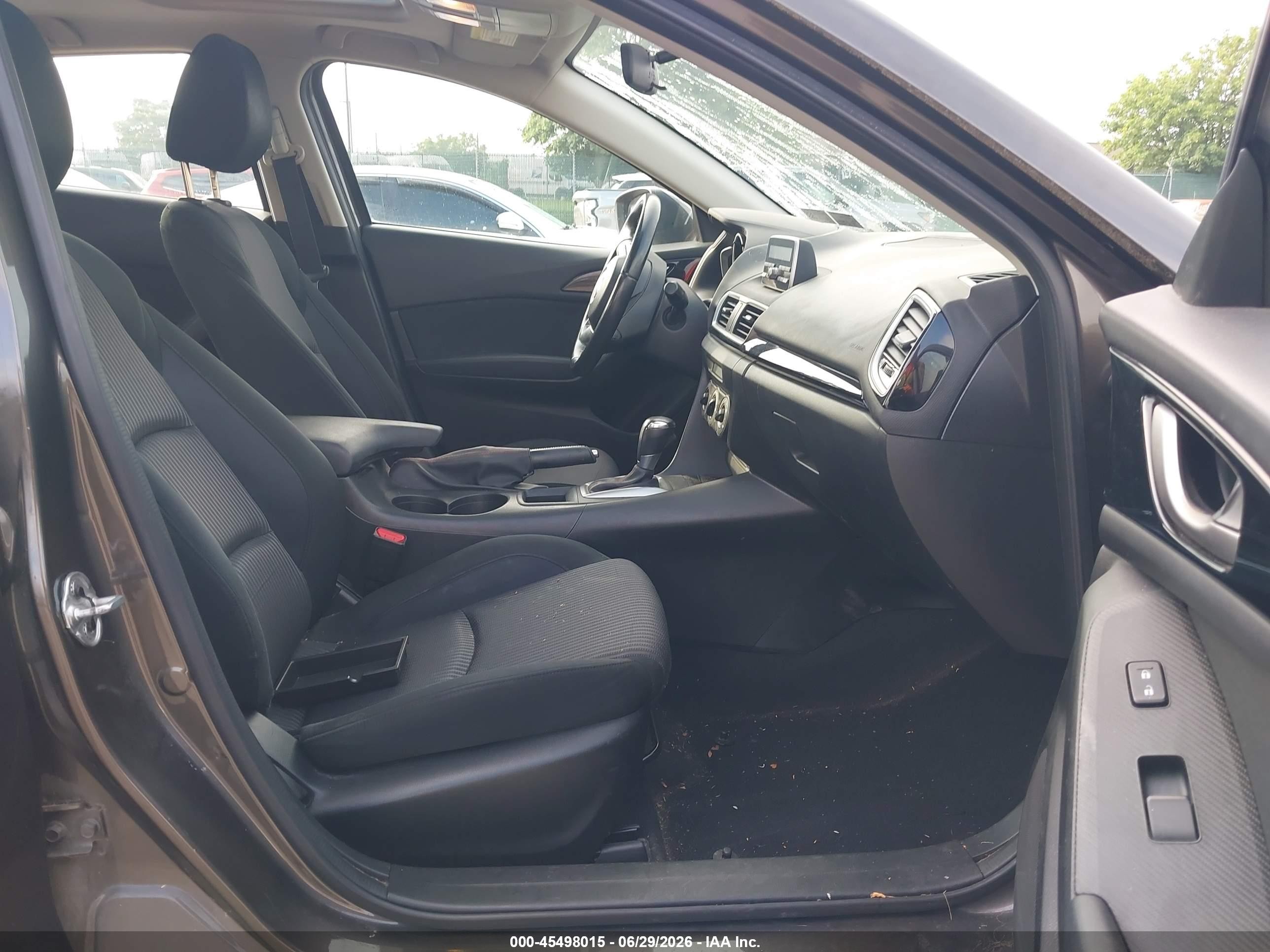 2014 Mazda Mazda3 I Touring Gray vin: JM1BM1L75E1213149