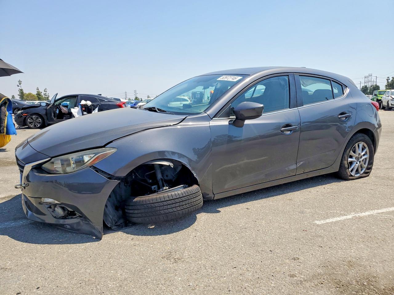 2015 Mazda 3 Touring Серый vin: JM1BM1L75F1218837
