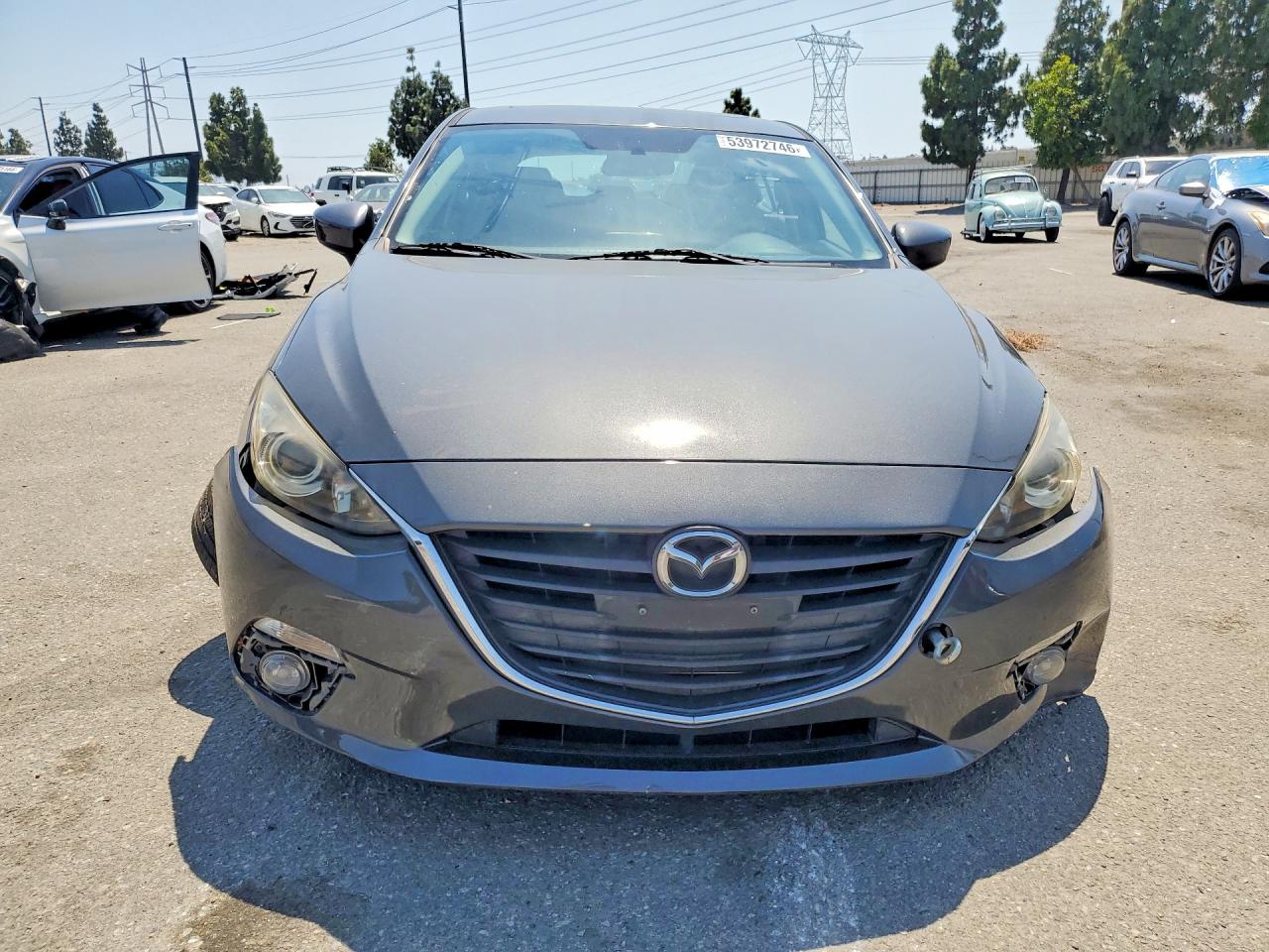 2015 Mazda 3 Touring Gray vin: JM1BM1L75F1218837