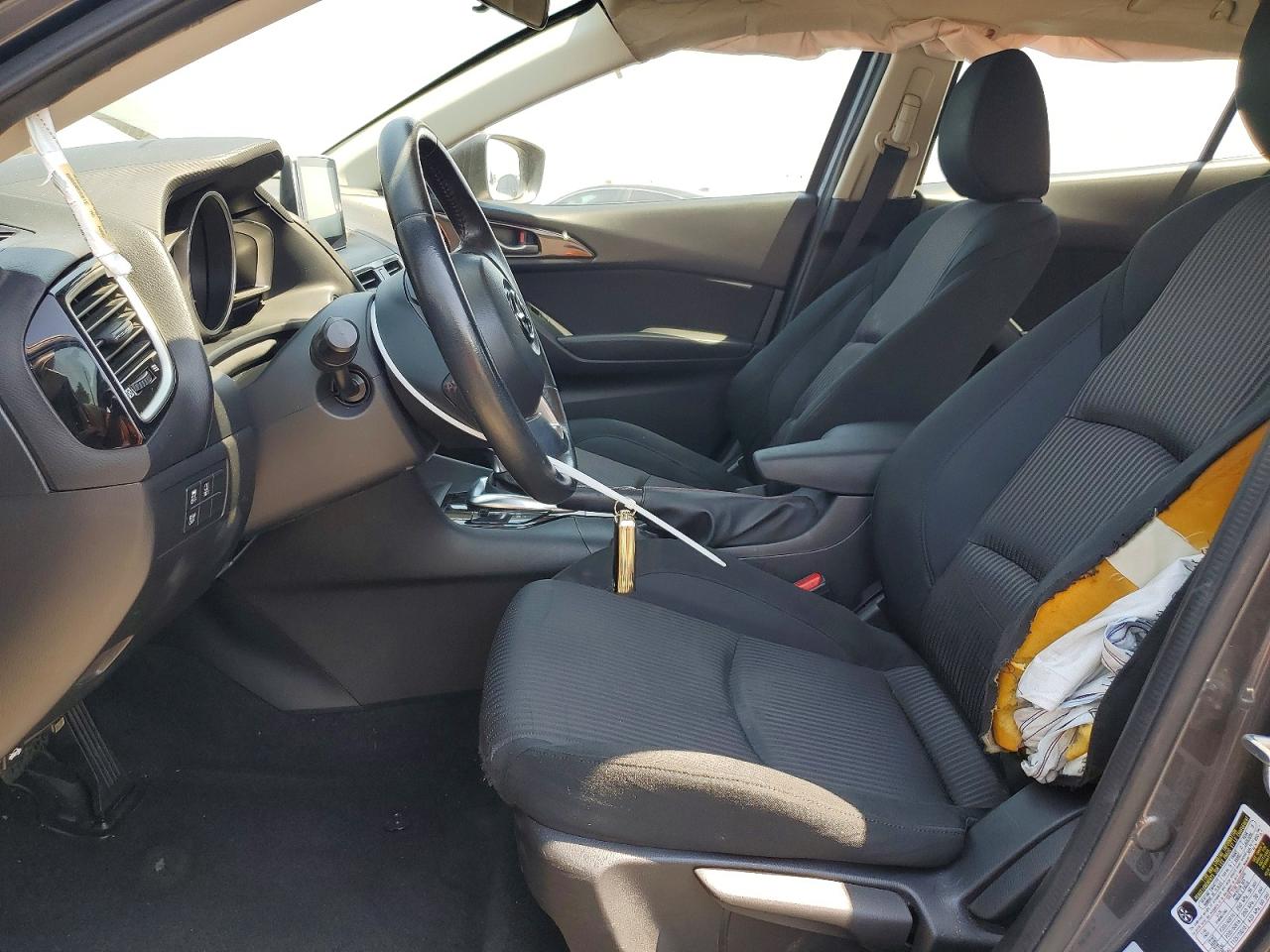 2015 Mazda 3 Touring Gray vin: JM1BM1L75F1218837