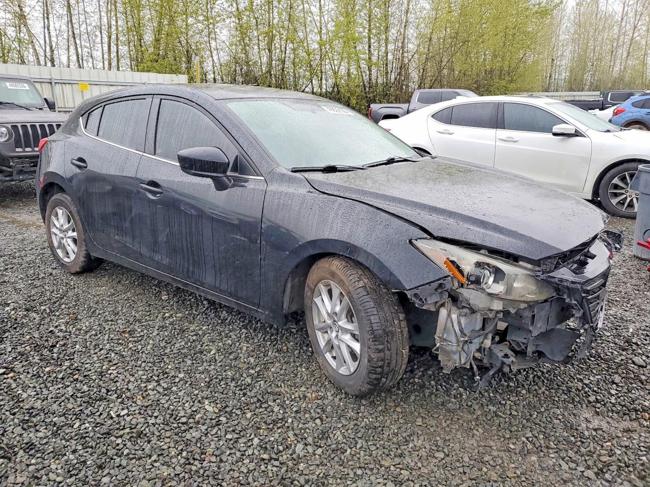 2014 Mazda 3 Touring Black vin: JM1BM1L76E1215671