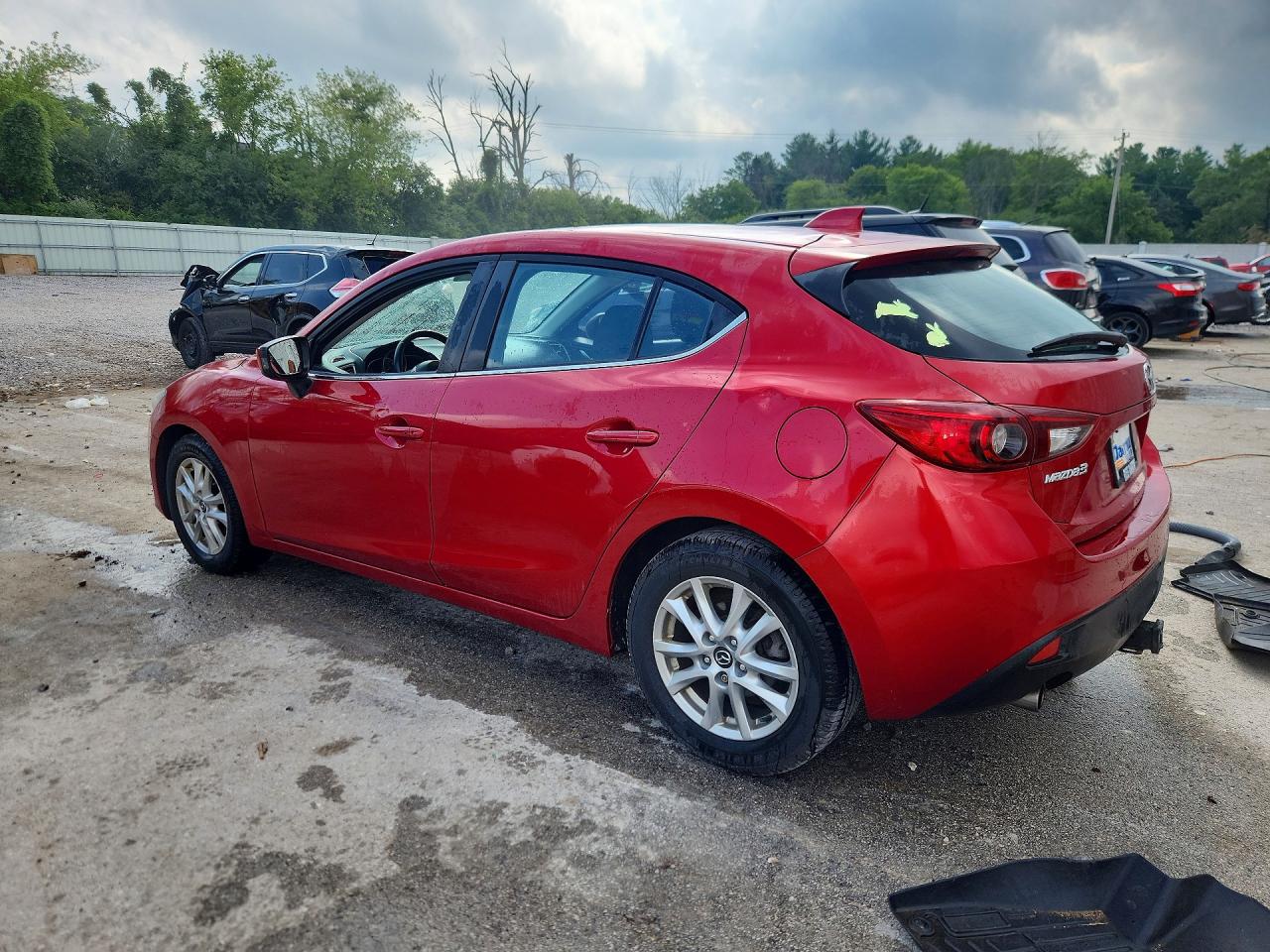 2014 Mazda 3 Touring Red vin: JM1BM1L78E1108086