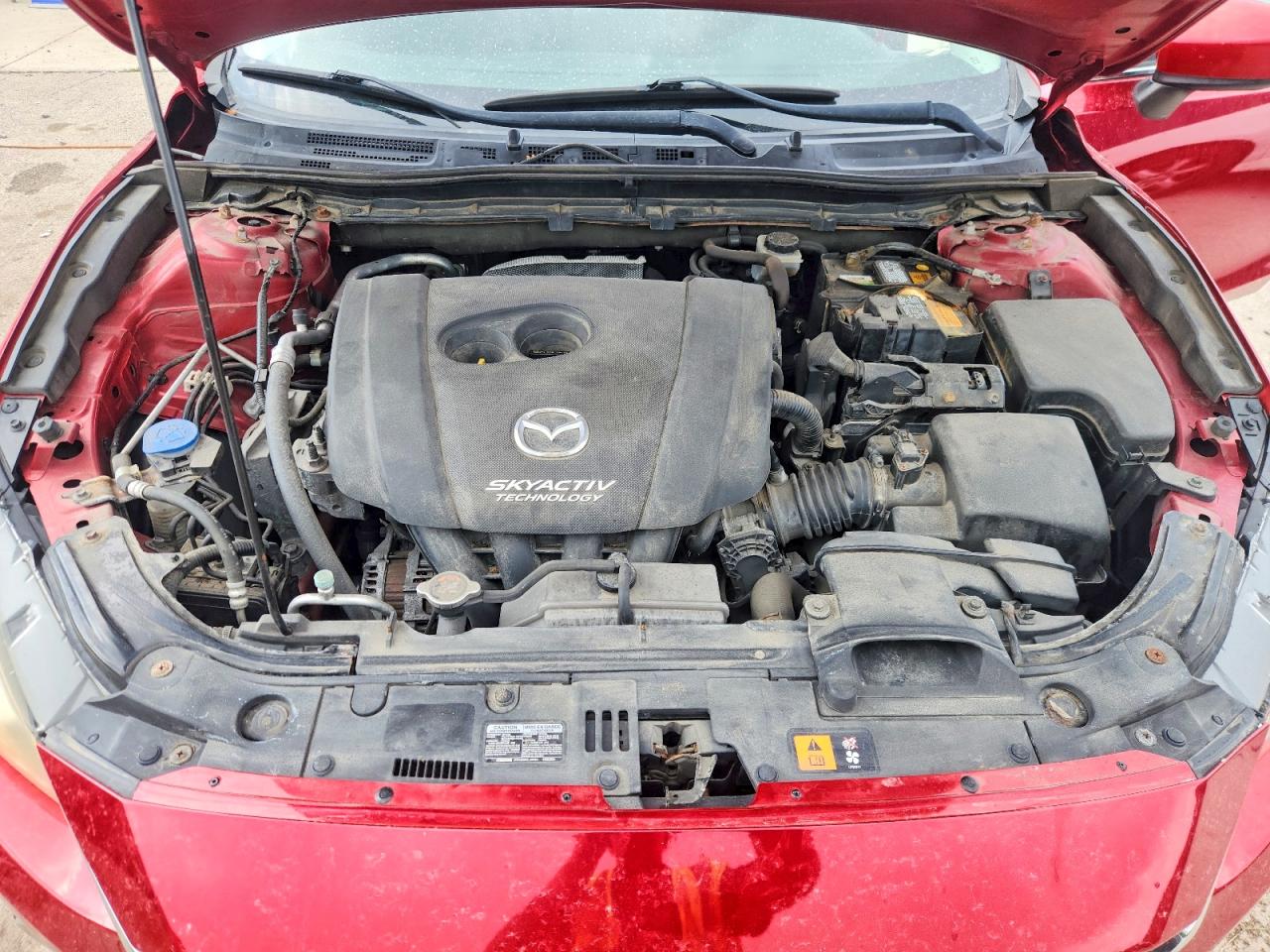 2014 Mazda 3 Touring Red vin: JM1BM1L78E1108086