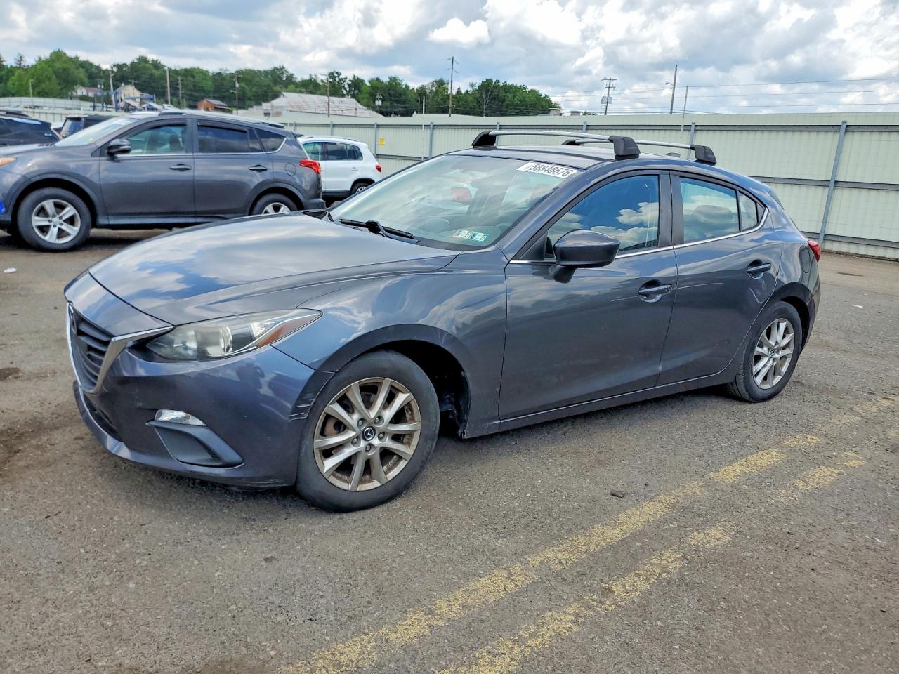 2014 Mazda 3 Touring Gray vin: JM1BM1L78E1146899