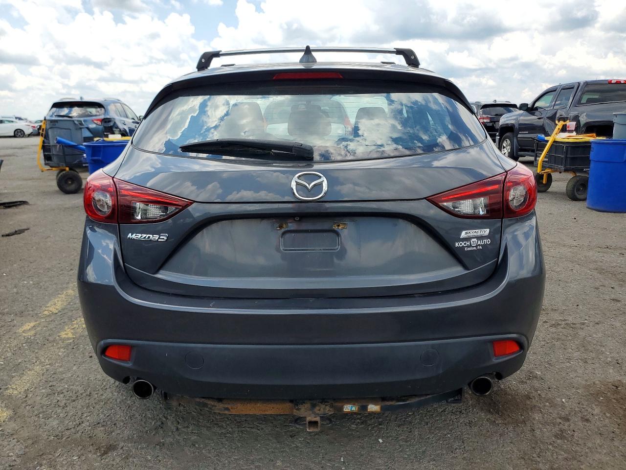 2014 Mazda 3 Touring Gray vin: JM1BM1L78E1146899
