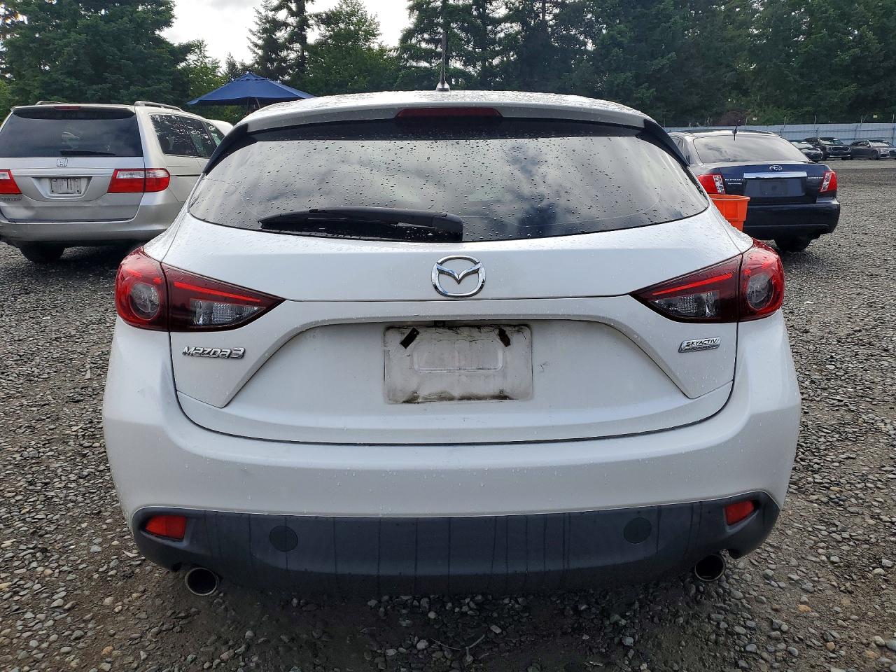 2015 Mazda 3 Touring White vin: JM1BM1L78F1221117