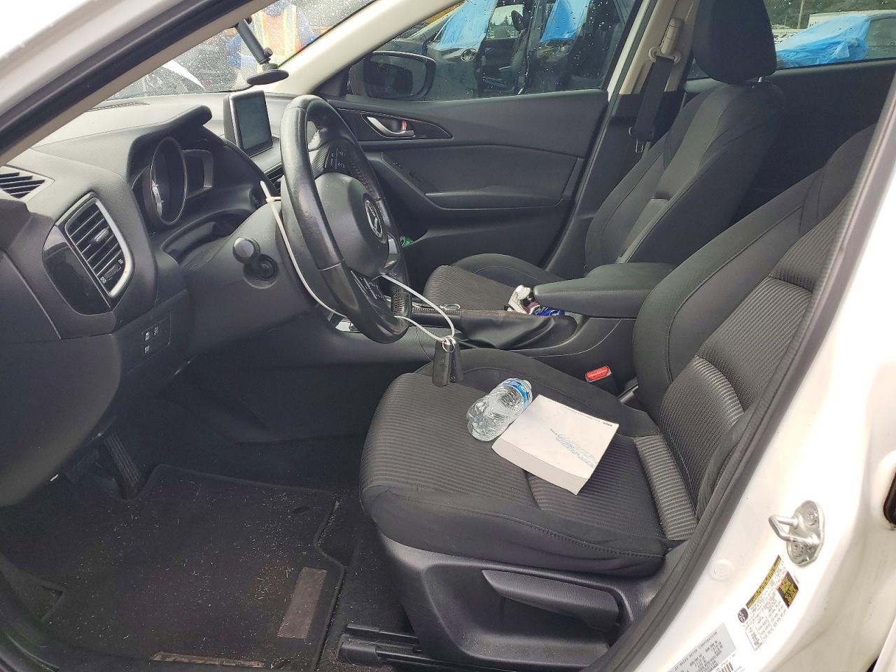 2015 Mazda 3 Touring White vin: JM1BM1L78F1221117