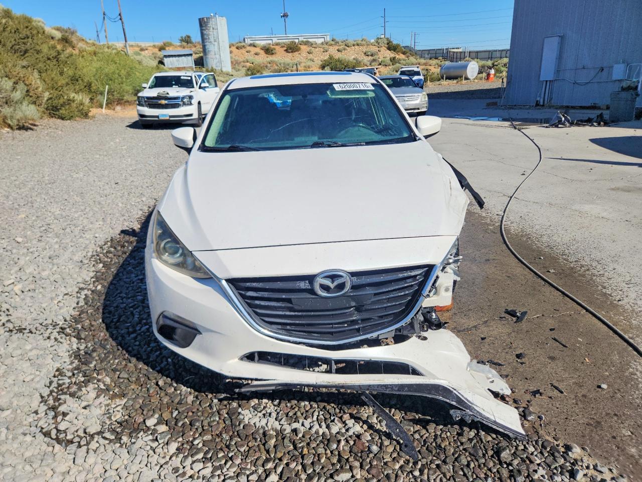 2014 Mazda 3 Touring White vin: JM1BM1L79E1160441