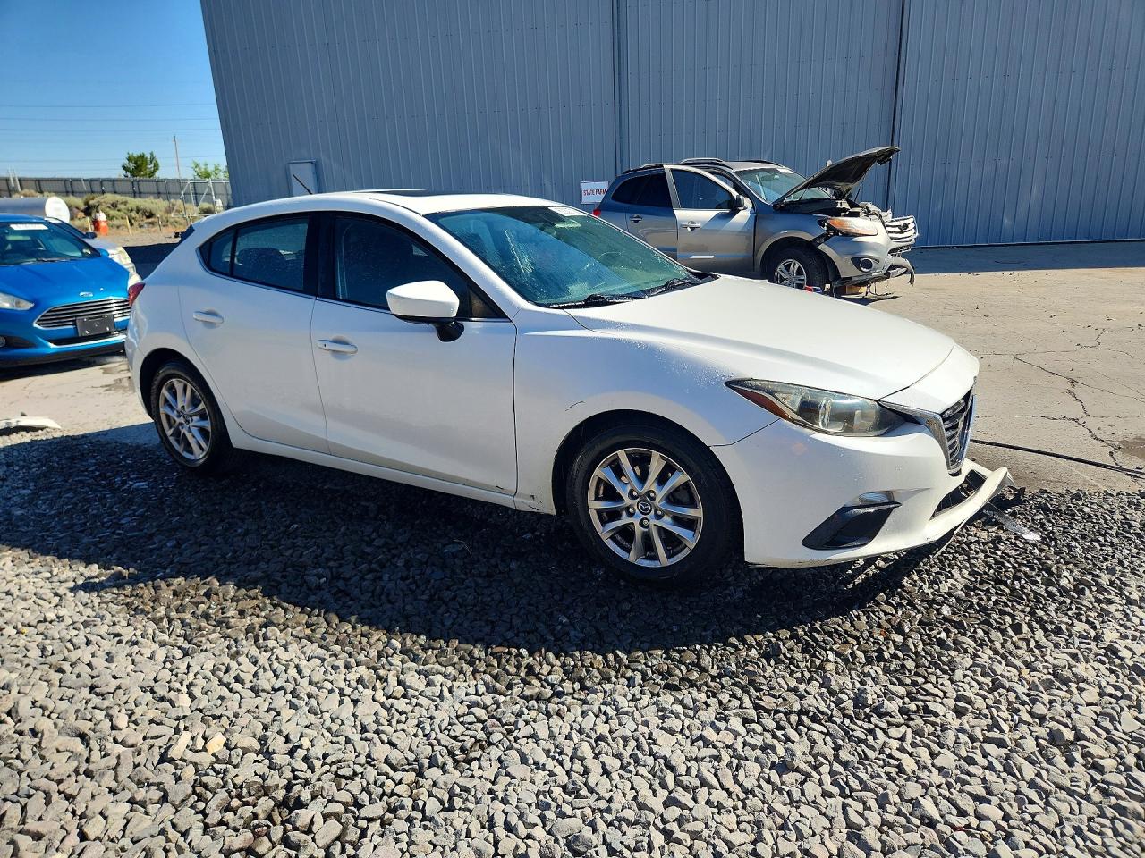 2014 Mazda 3 Touring White vin: JM1BM1L79E1160441