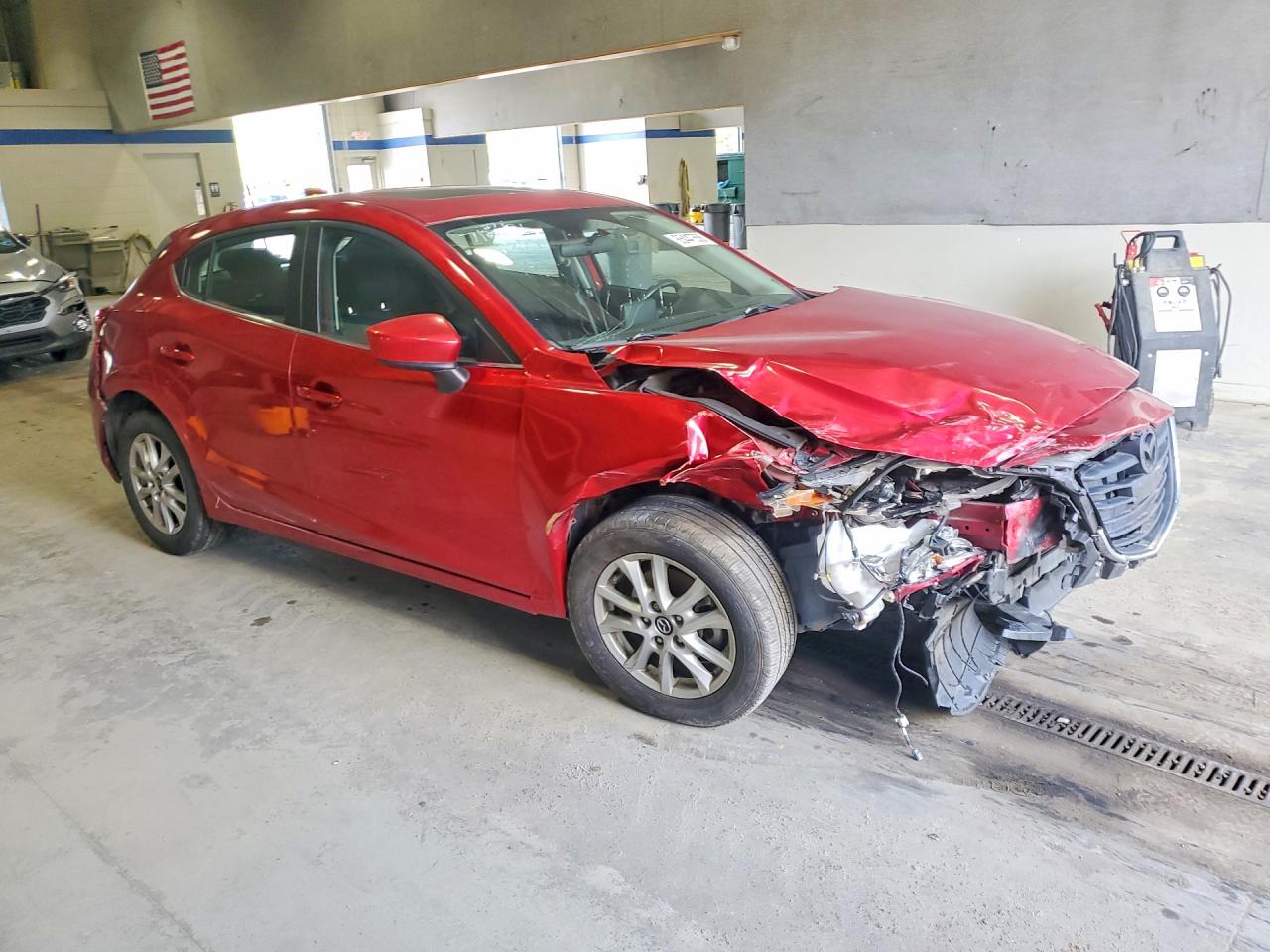 2015 Mazda 3 Touring Red vin: JM1BM1L79F1224320