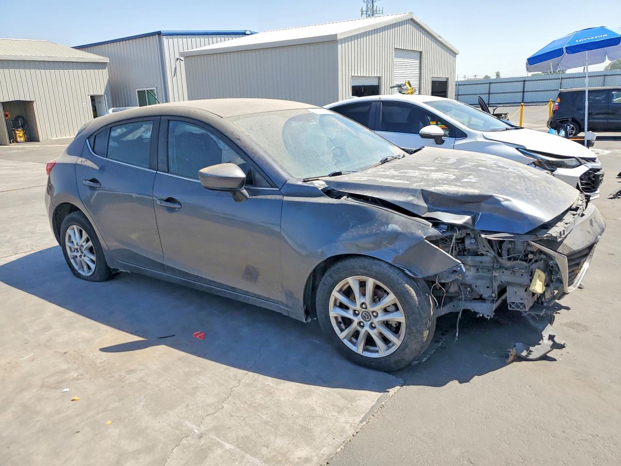 2015 Mazda 3 Touring Charcoal vin: JM1BM1L79F1253705