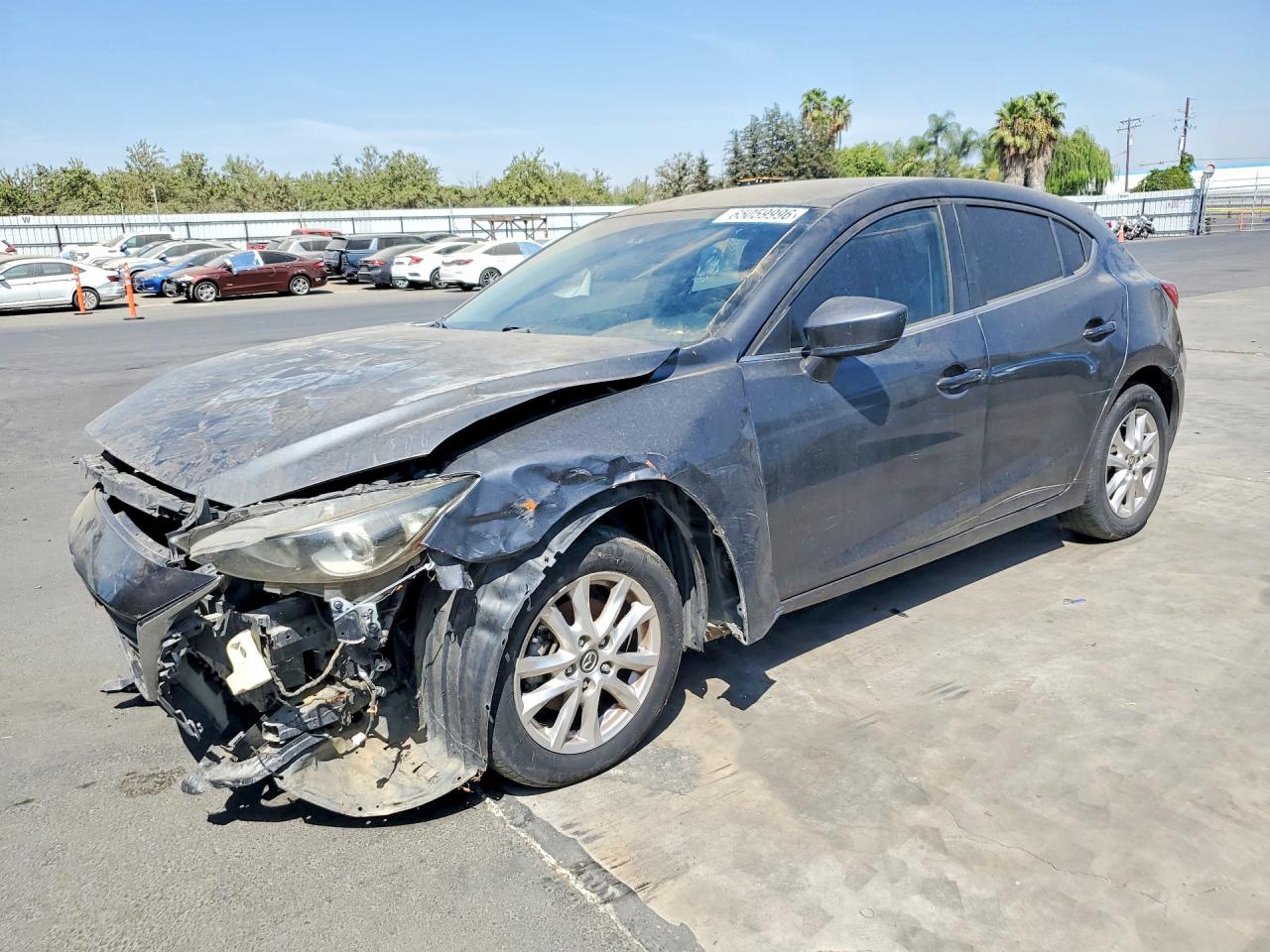 2015 Mazda 3 Touring Charcoal vin: JM1BM1L79F1253705