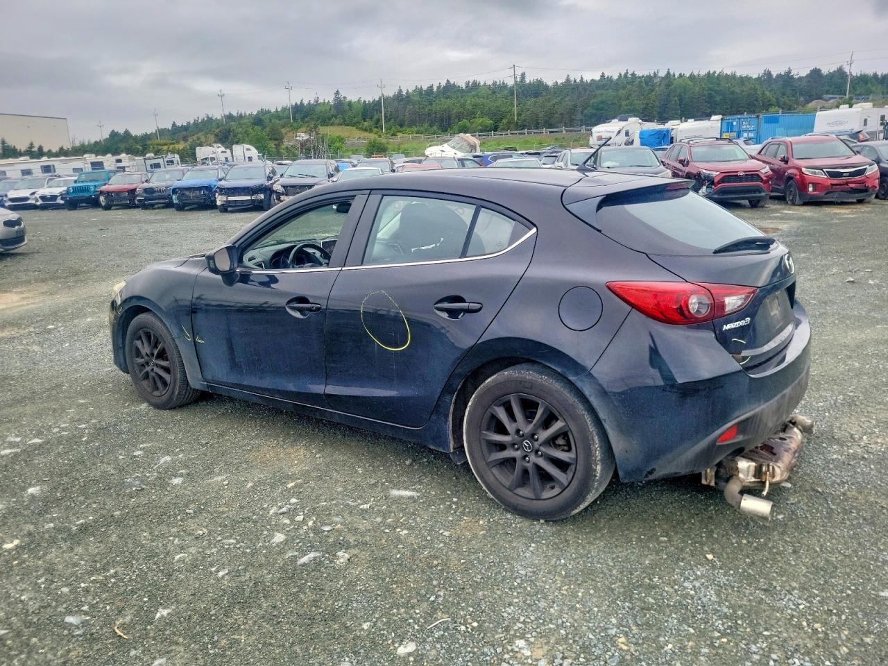 2014 Mazda 3 Touring Black vin: JM1BM1L7XE1153482