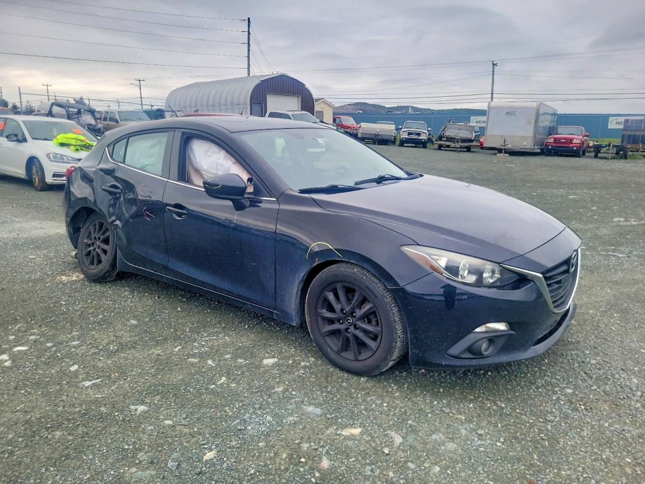 2014 Mazda 3 Touring Black vin: JM1BM1L7XE1153482