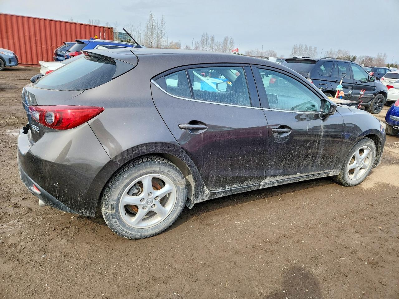 2014 Mazda 3 Touring Gray vin: JM1BM1L7XE1184263