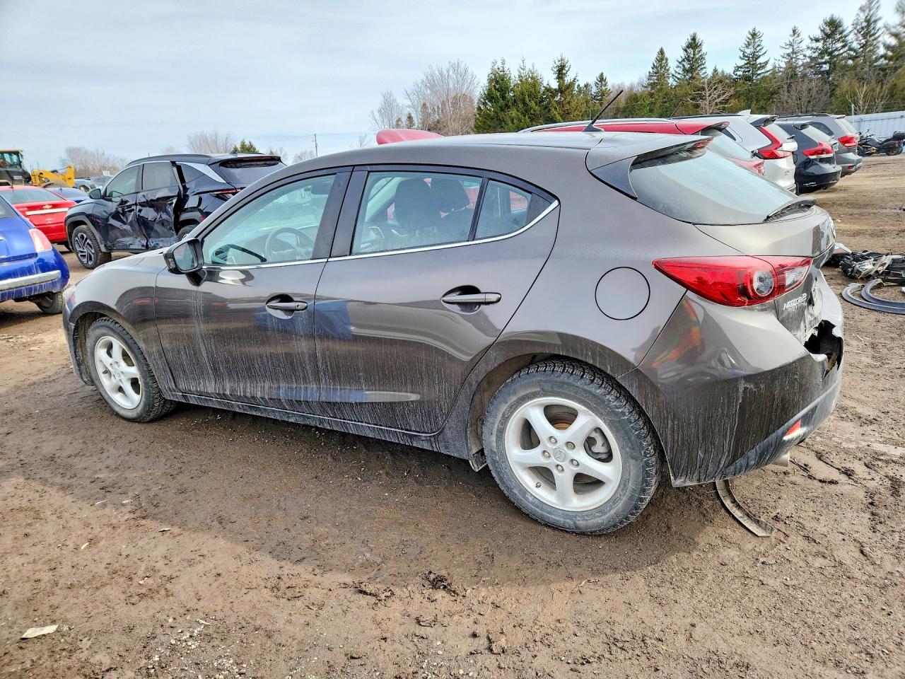 2014 Mazda 3 Touring Gray vin: JM1BM1L7XE1184263