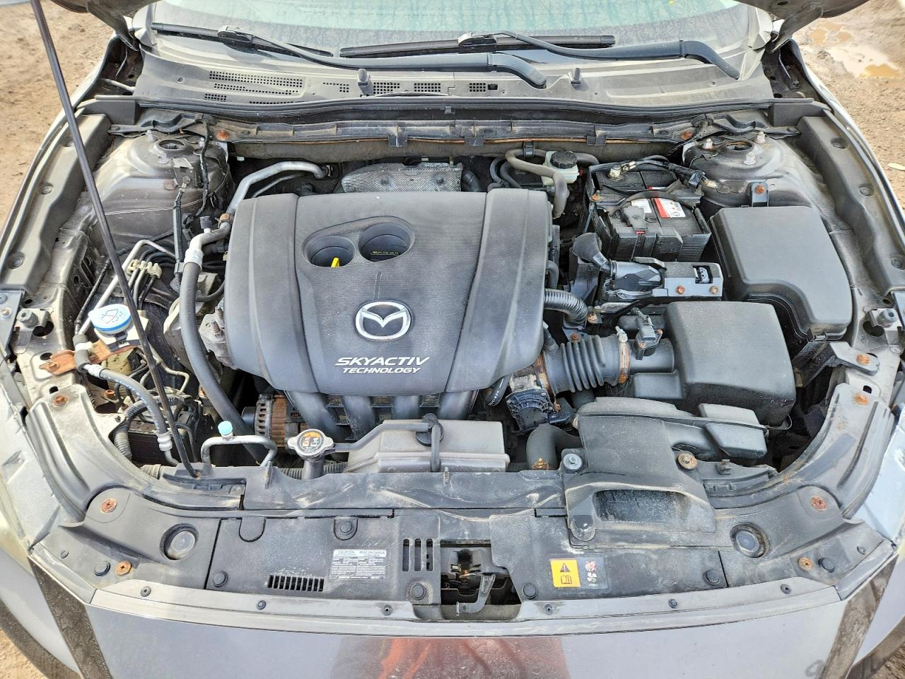 2014 Mazda 3 Touring Gray vin: JM1BM1L7XE1184263