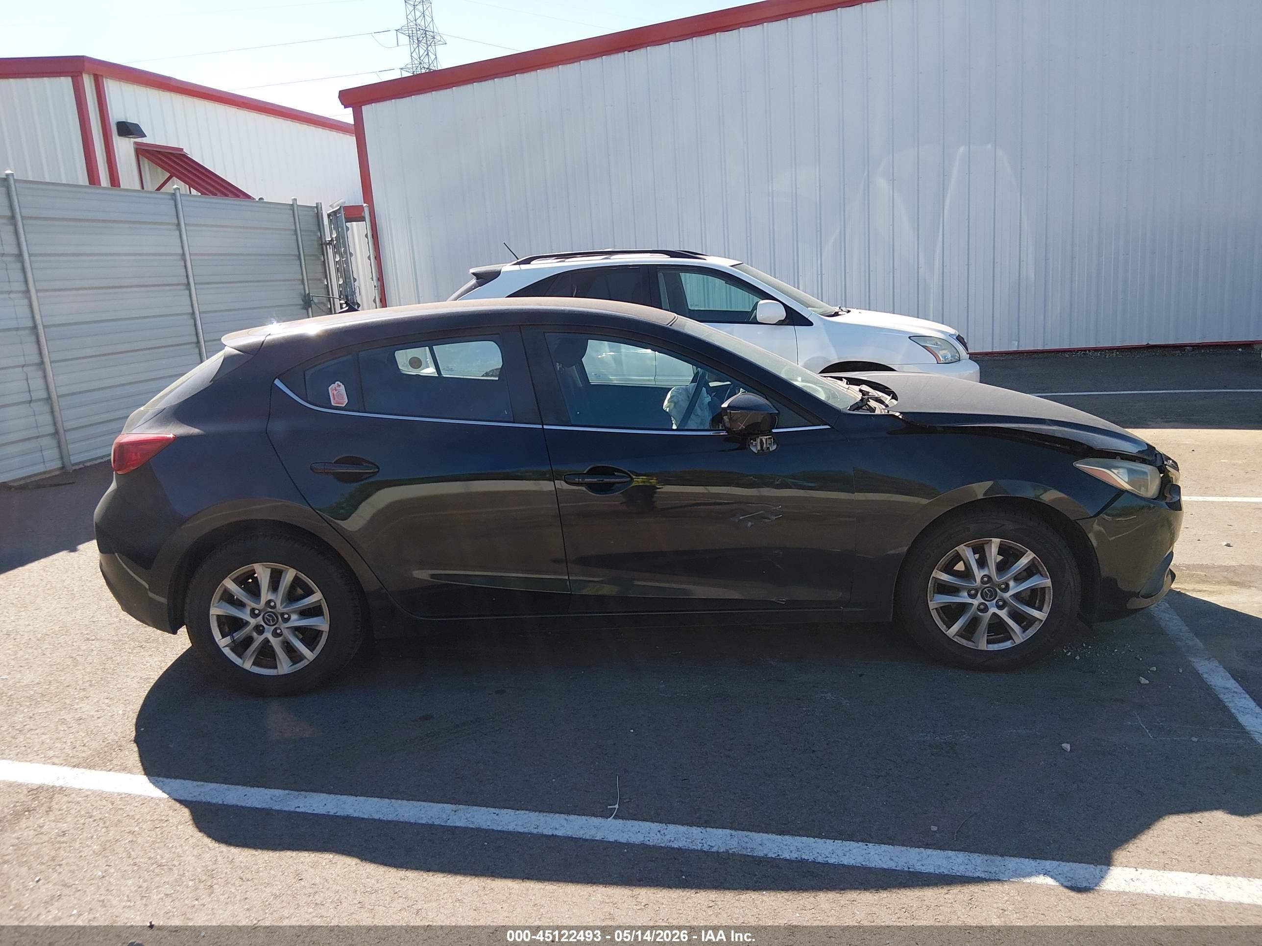 2014 Mazda Mazda3 I Touring Black vin: JM1BM1L7XE1209890