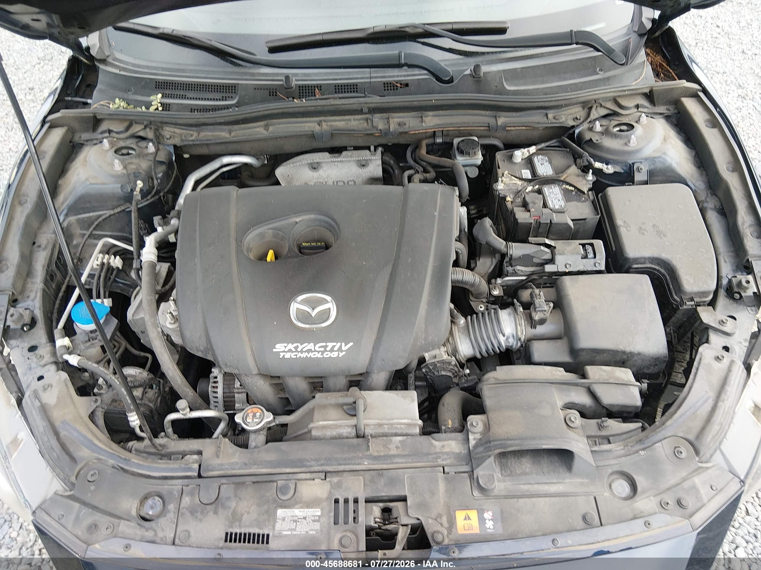 2015 Mazda Mazda3 I Touring Dark Blue vin: JM1BM1L7XF1251316