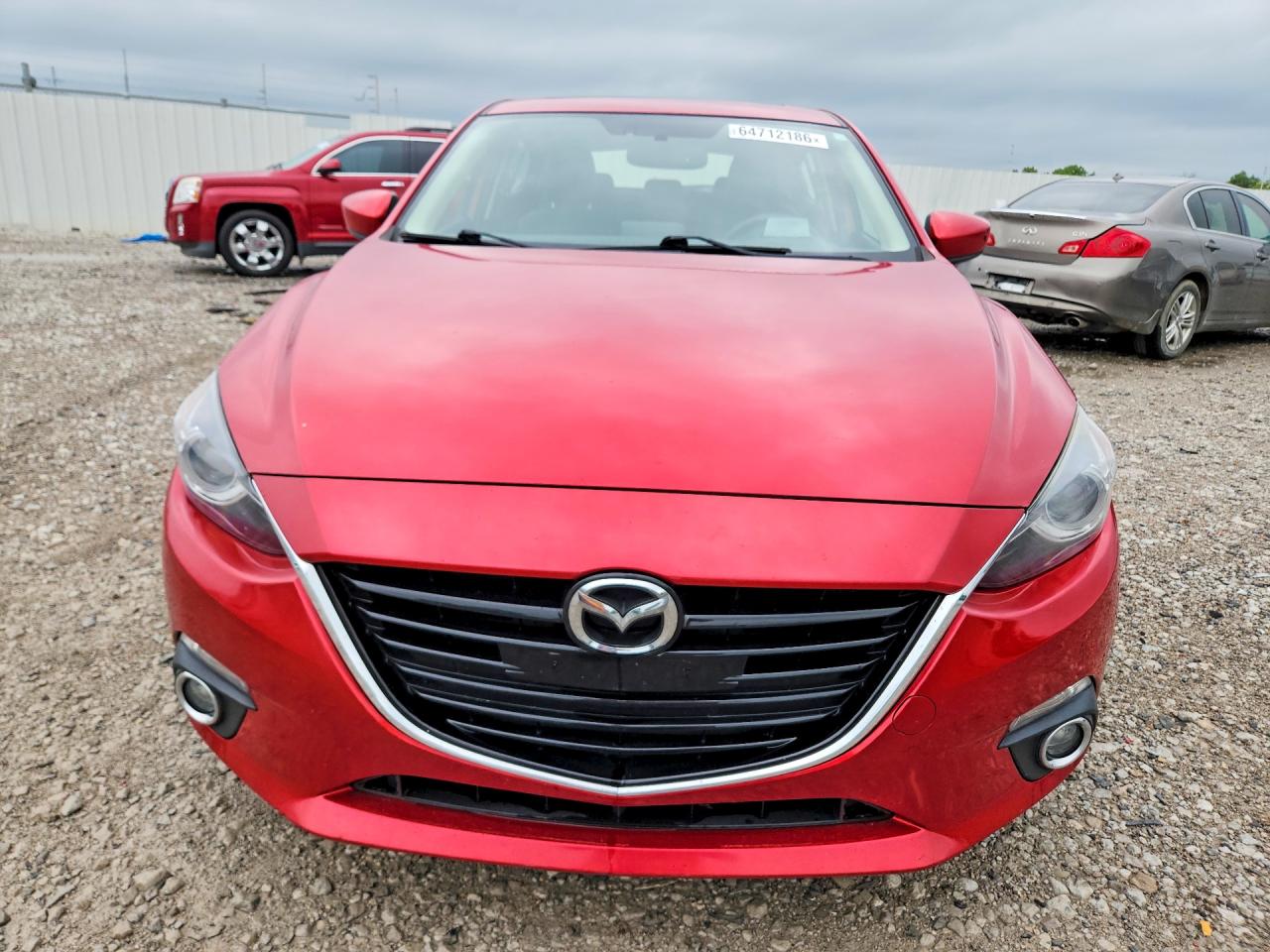 2015 Mazda 3 Grand Touring Red vin: JM1BM1M30F1232866