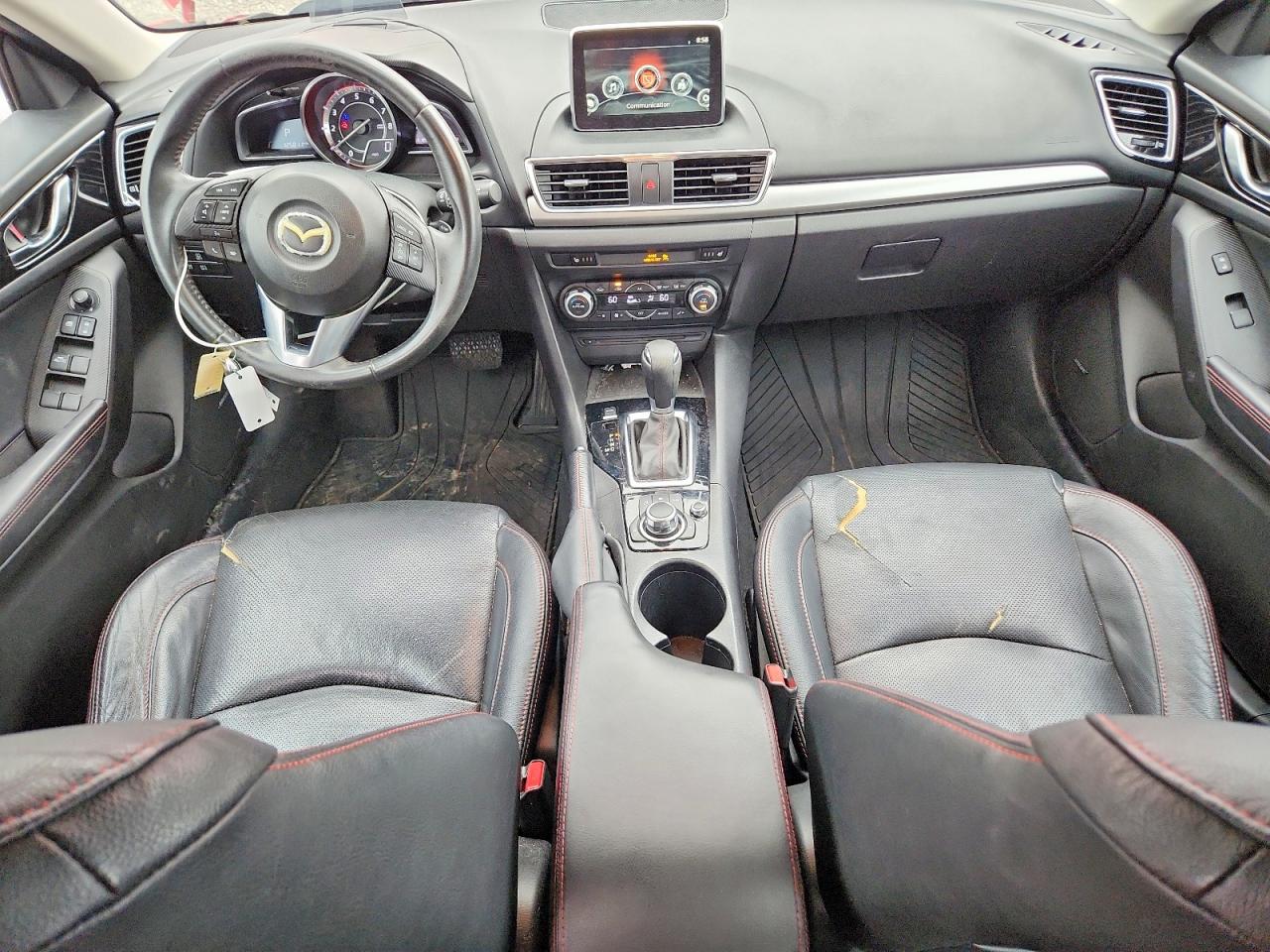 2015 Mazda 3 Grand Touring Red vin: JM1BM1M30F1232866