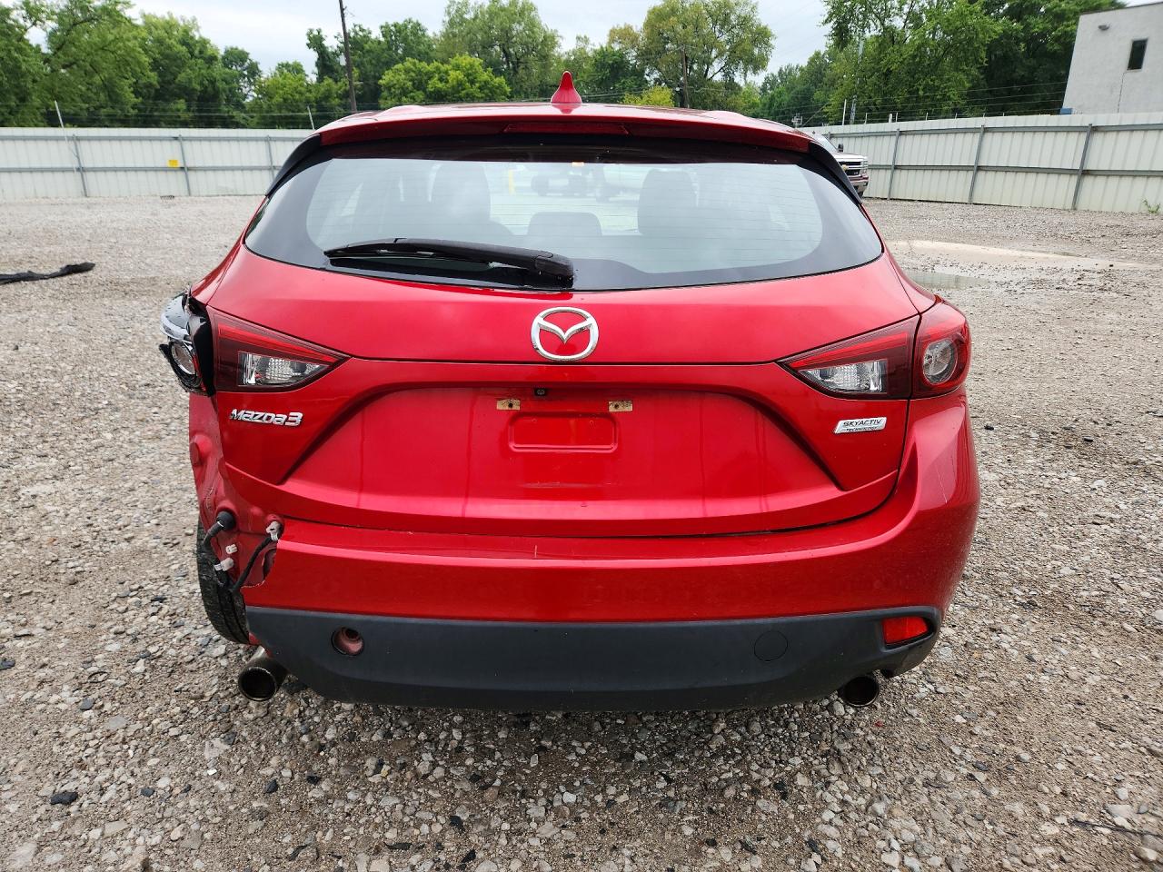 2015 Mazda 3 Grand Touring Red vin: JM1BM1M30F1232866