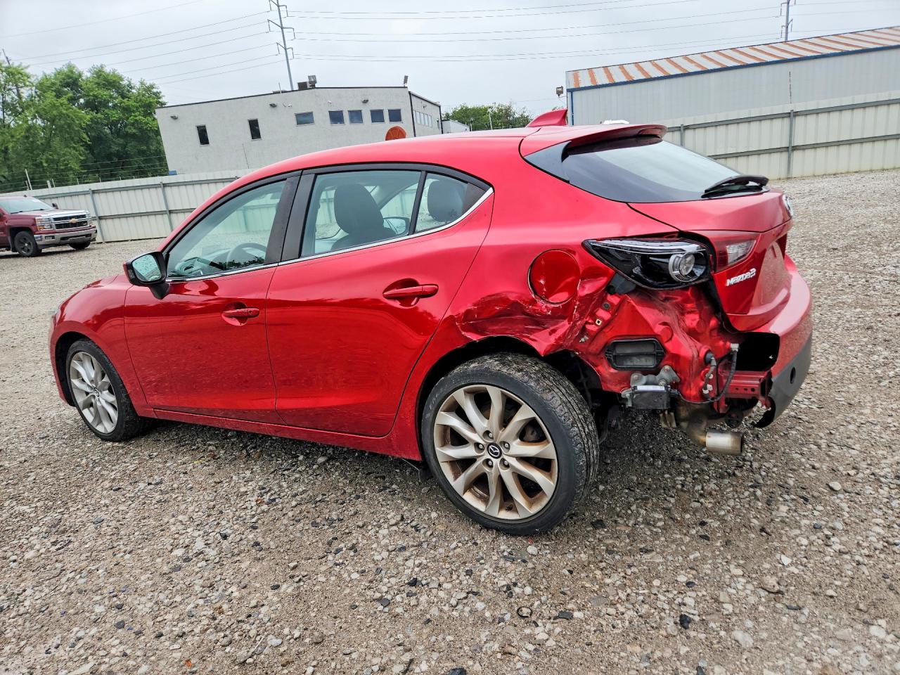 2015 Mazda 3 Grand Touring Red vin: JM1BM1M30F1232866