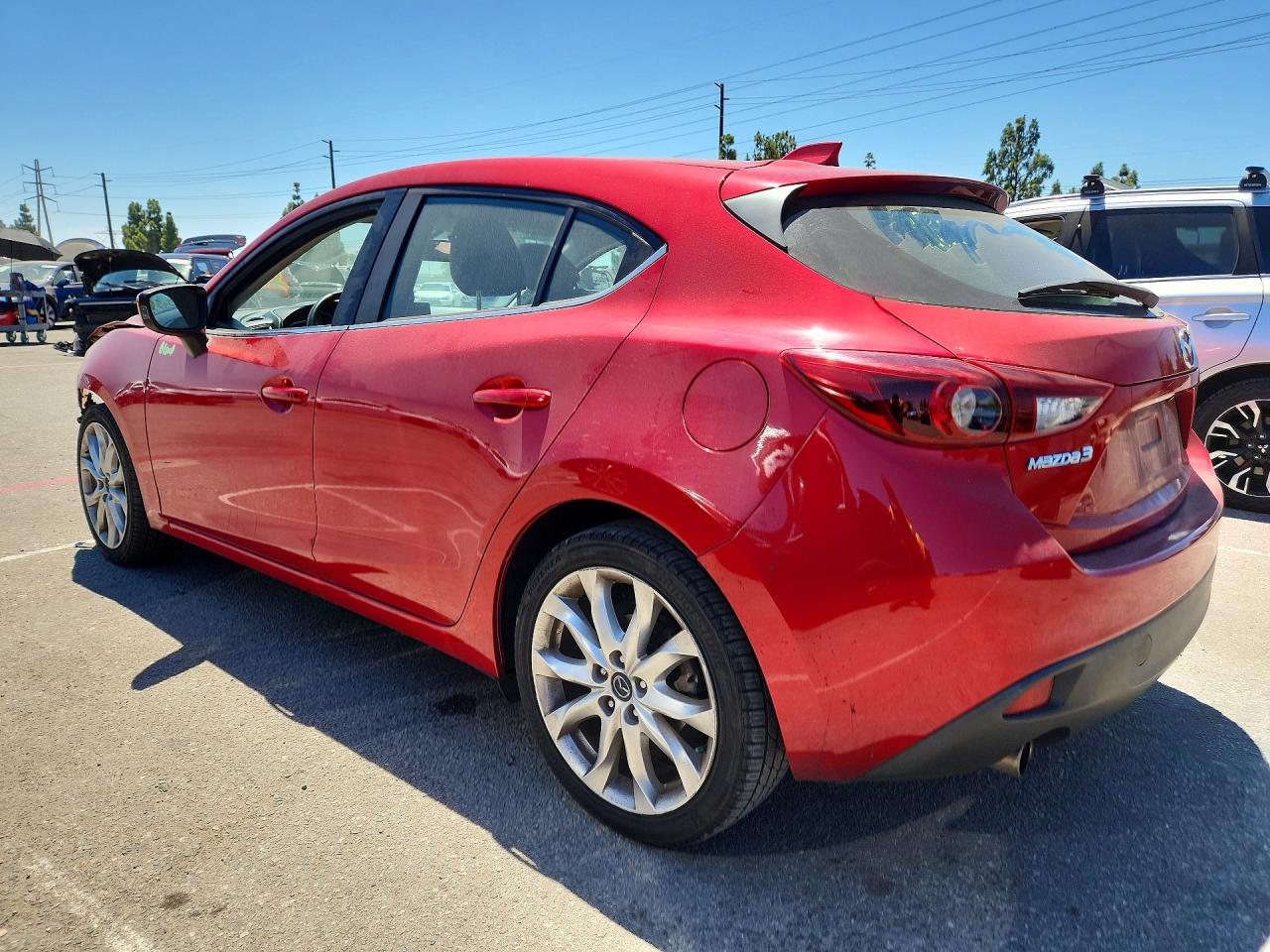 2015 Mazda 3 Grand Touring Красный vin: JM1BM1M30F1236996