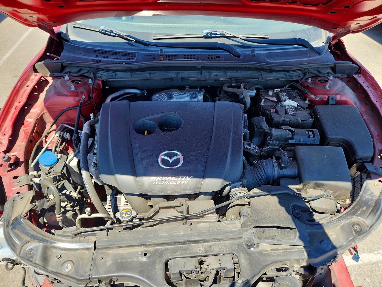 2015 Mazda 3 Grand Touring Красный vin: JM1BM1M30F1236996