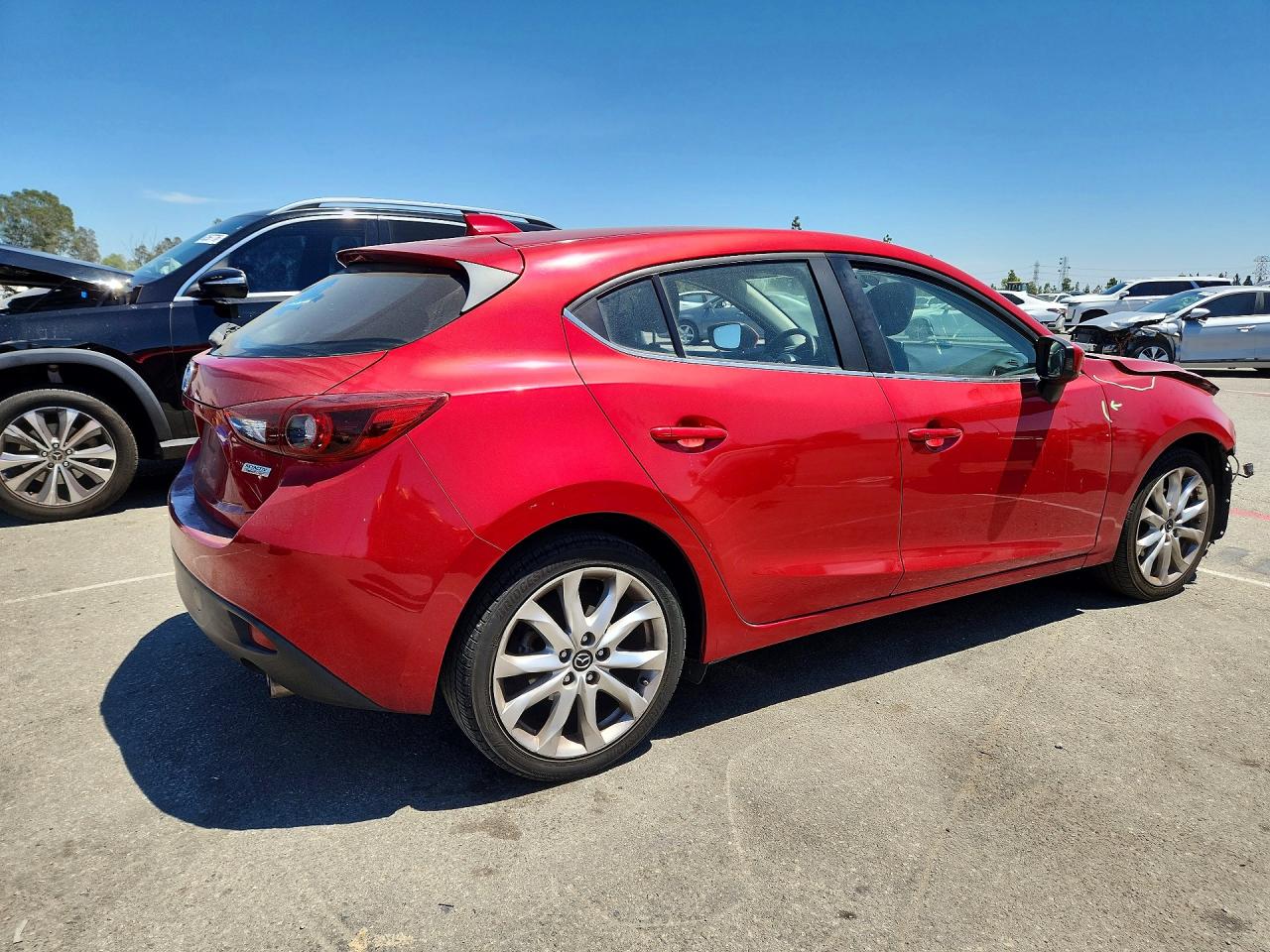 2015 Mazda 3 Grand Touring Красный vin: JM1BM1M30F1236996