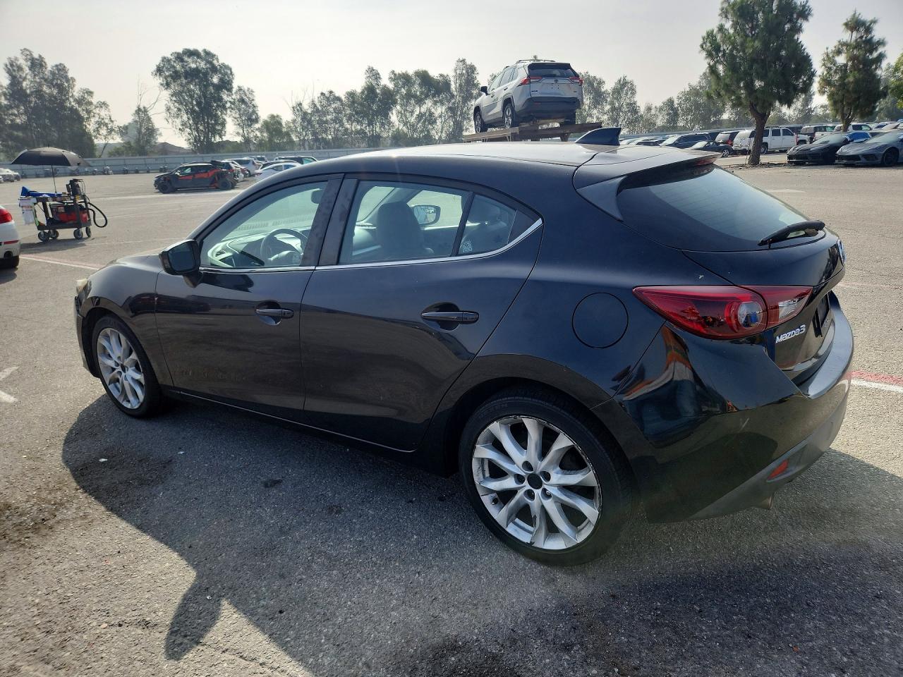 2015 Mazda 3 Grand Touring Black vin: JM1BM1M30F1257959