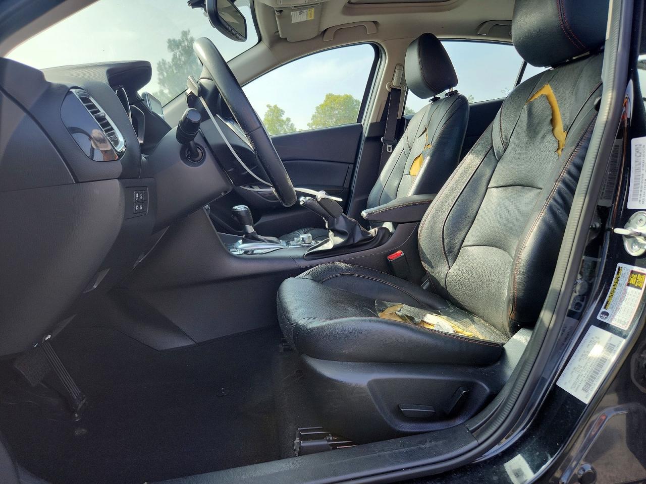2015 Mazda 3 Grand Touring Black vin: JM1BM1M30F1257959