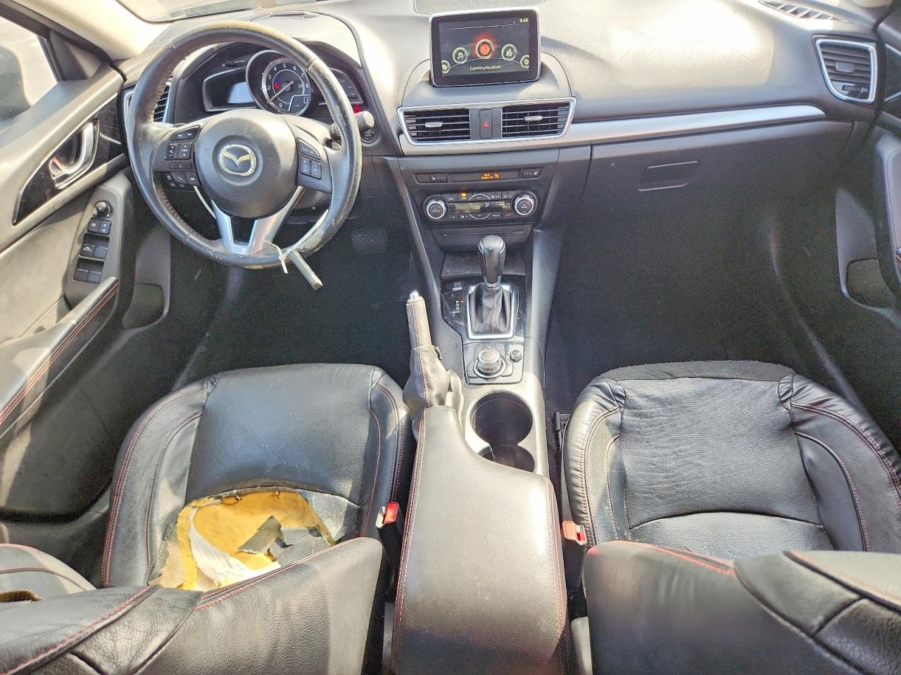 2015 Mazda 3 Grand Touring Black vin: JM1BM1M30F1257959
