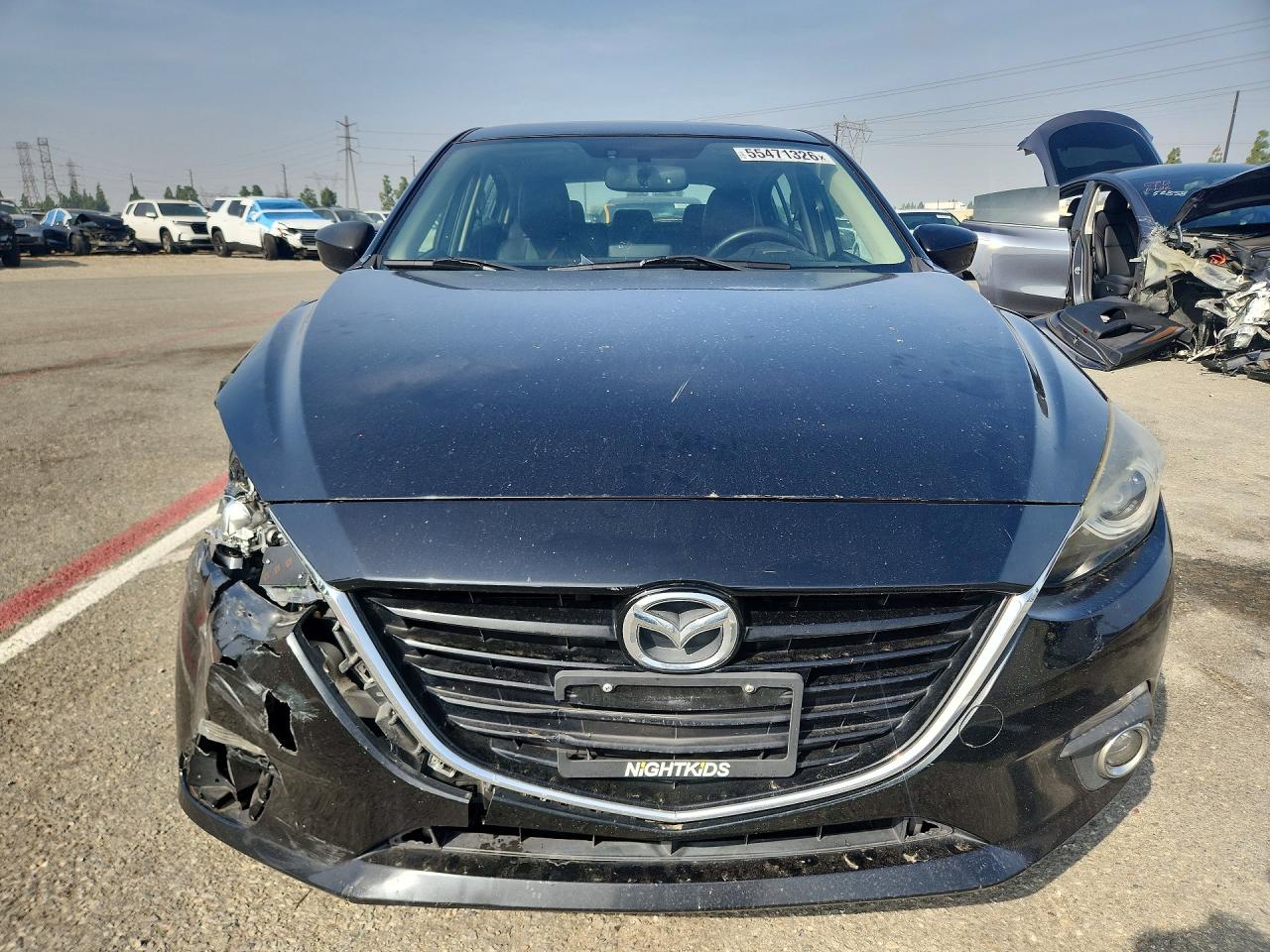 2015 Mazda 3 Grand Touring Black vin: JM1BM1M30F1257959
