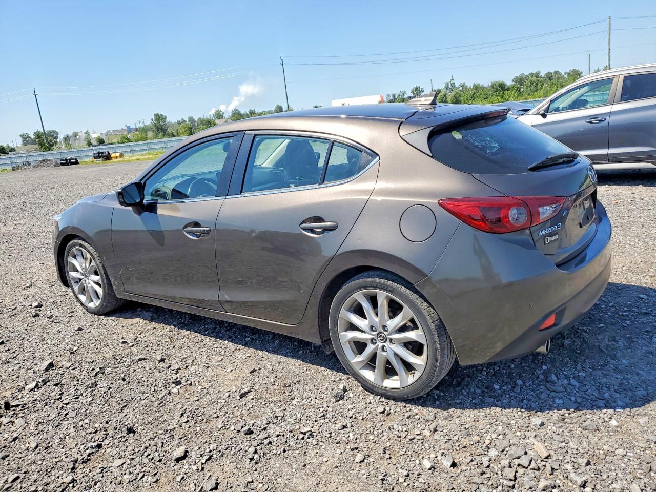 2015 Mazda 3 Hatchback Brown vin: JM1BM1M30F1273692