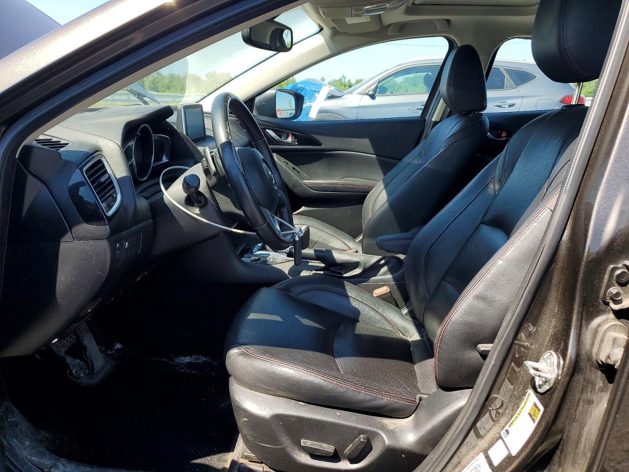 2015 Mazda 3 Hatchback Brown vin: JM1BM1M30F1273692