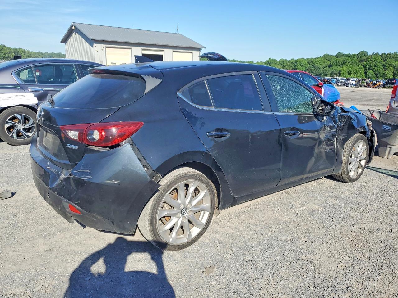 2015 Mazda 3 Grand Touring Black vin: JM1BM1M30F1275863