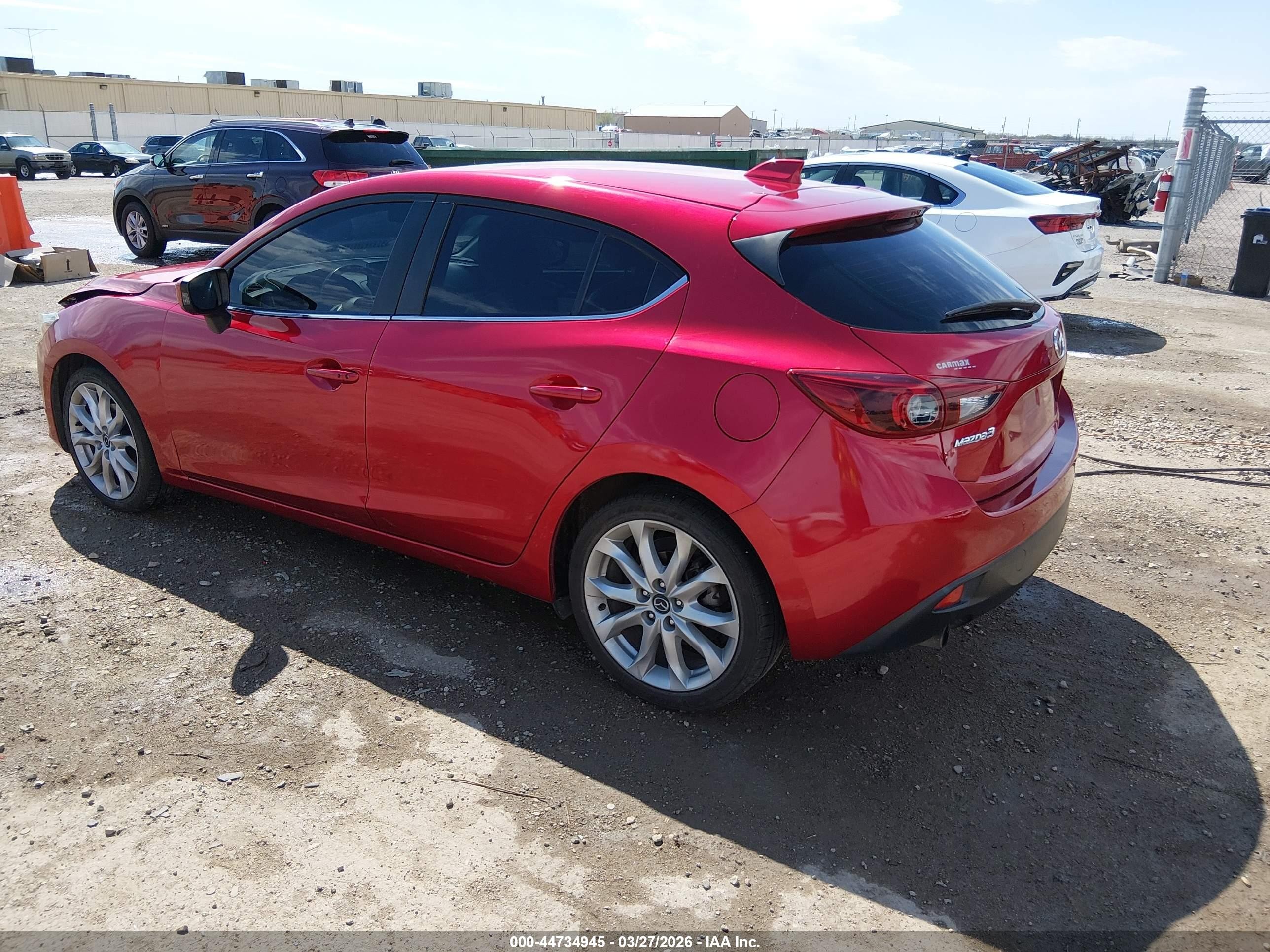 2014 Mazda Mazda3 S Grand Touring Red vin: JM1BM1M31E1103324