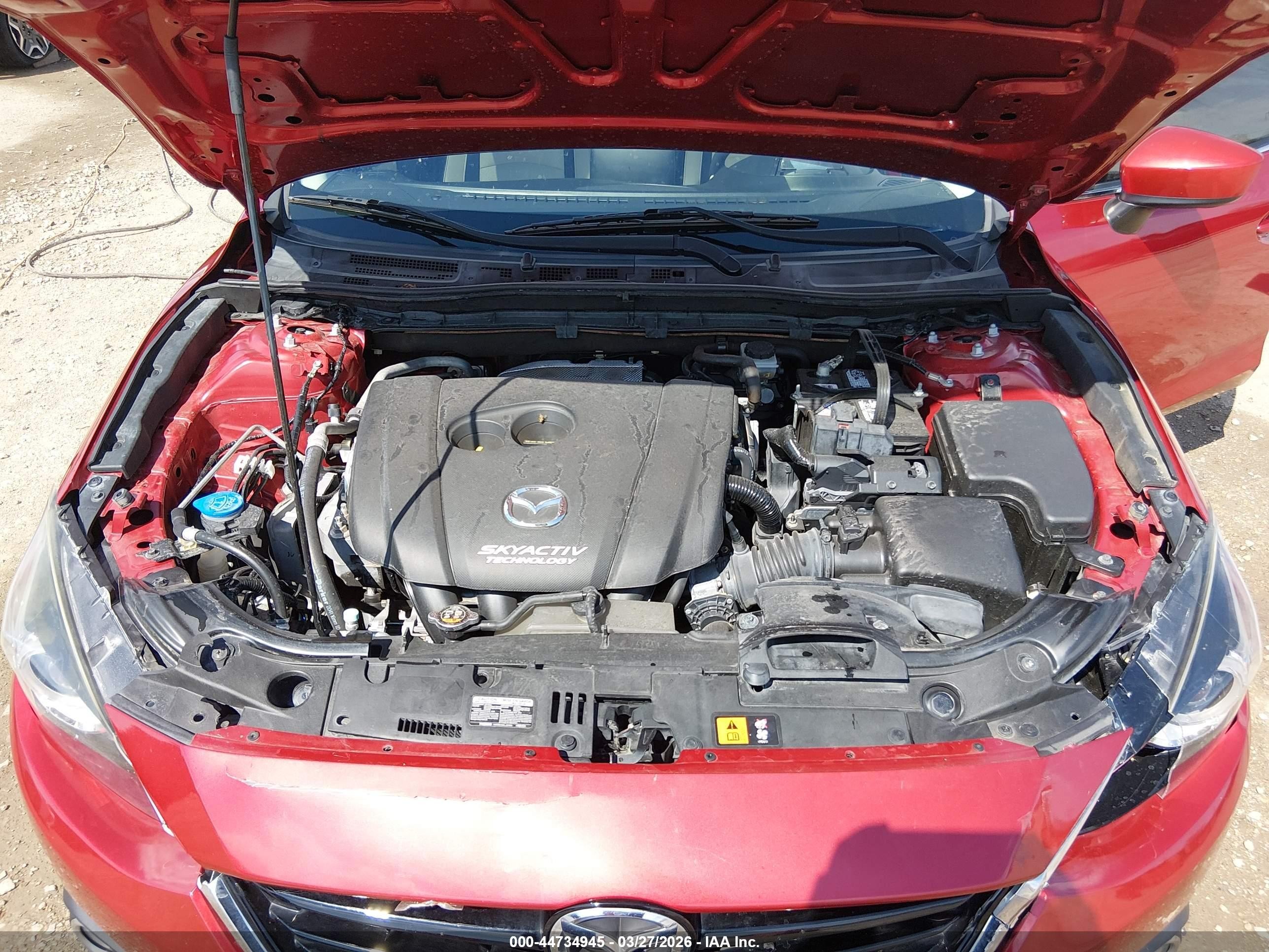 2014 Mazda Mazda3 S Grand Touring Red vin: JM1BM1M31E1103324