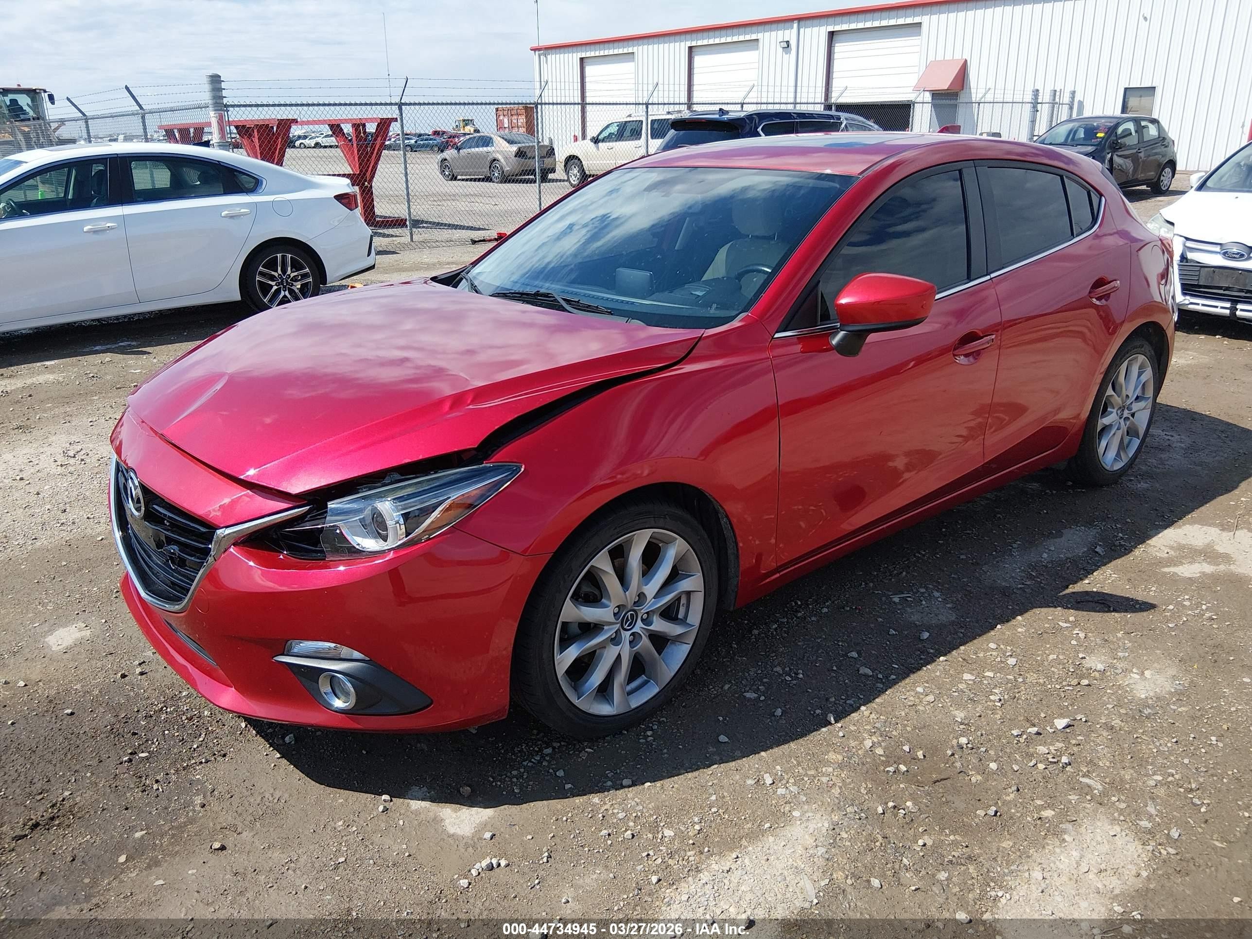 2014 Mazda Mazda3 S Grand Touring Red vin: JM1BM1M31E1103324