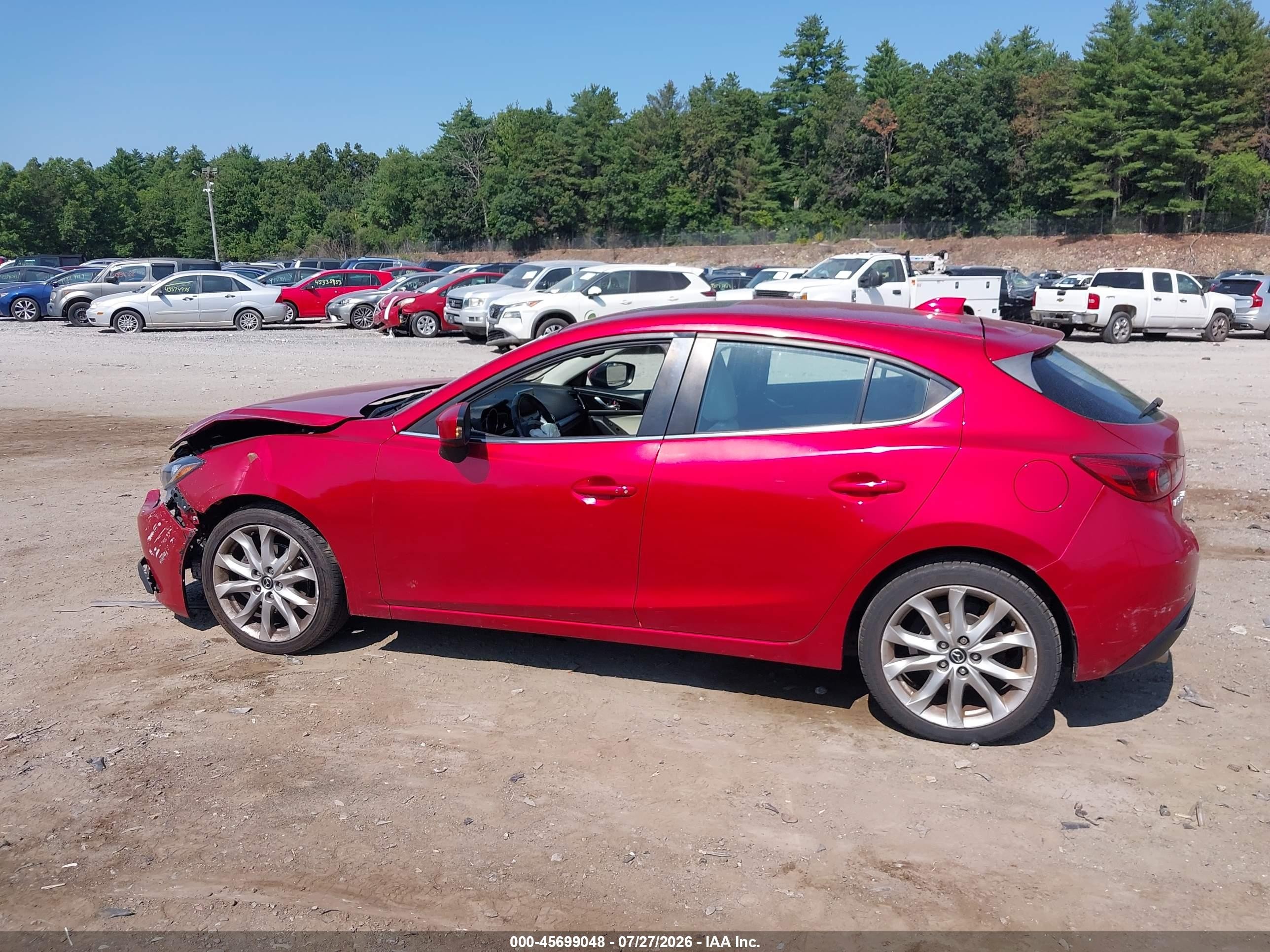 2014 Mazda Mazda3 S Grand Touring Red vin: JM1BM1M31E1192957